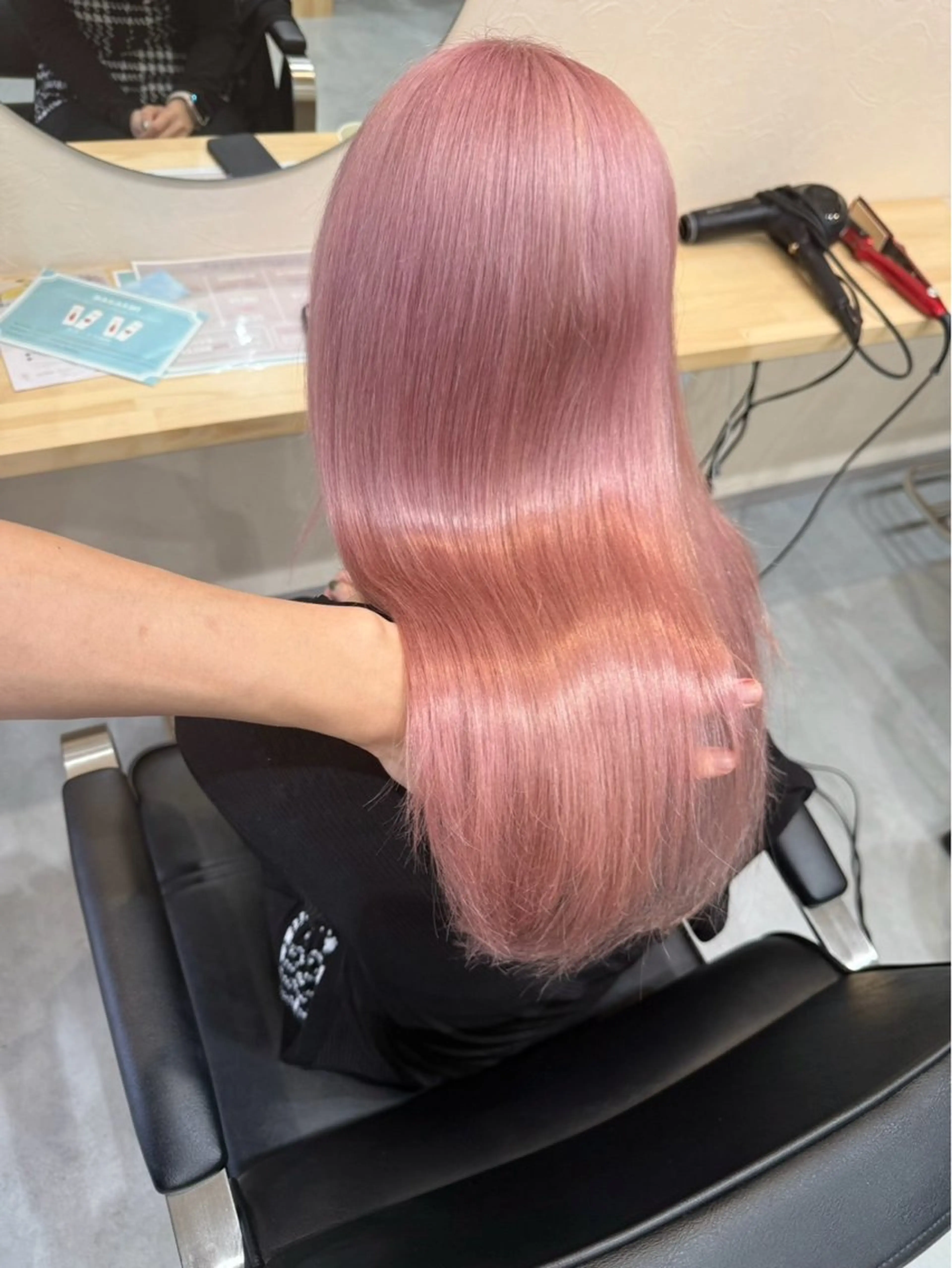 セミロング カラー ブリーチ ブリーチなしカラー 髪質改善 似合わせカット トリートメント 💫ケアブリーチ✨️ 久留米髪質改善🫧のヘアスタイル