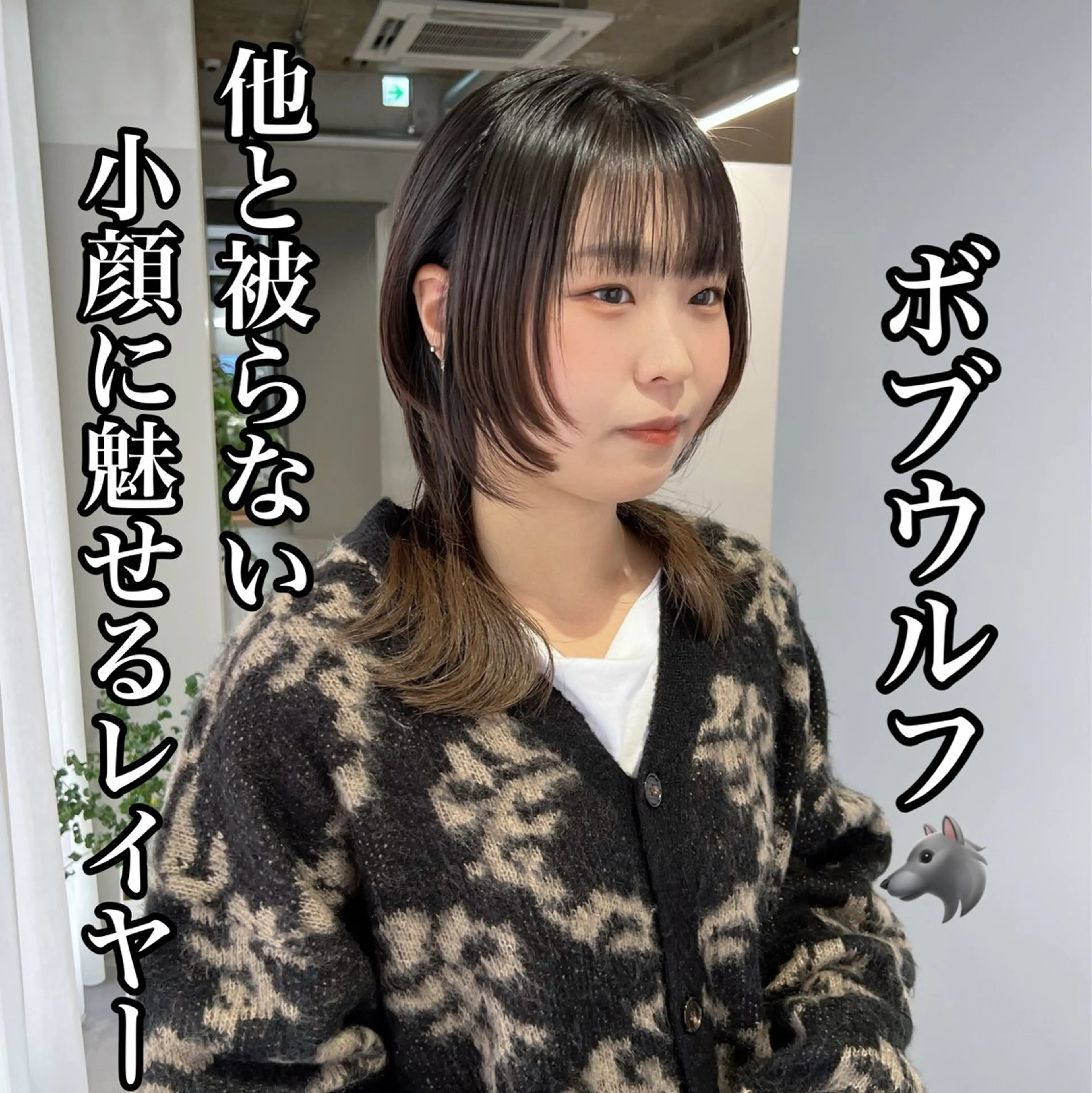 ミディアム カット トリートメント 🐺立川のウルフ屋 さん🐺おかみ🐺のヘアスタイル