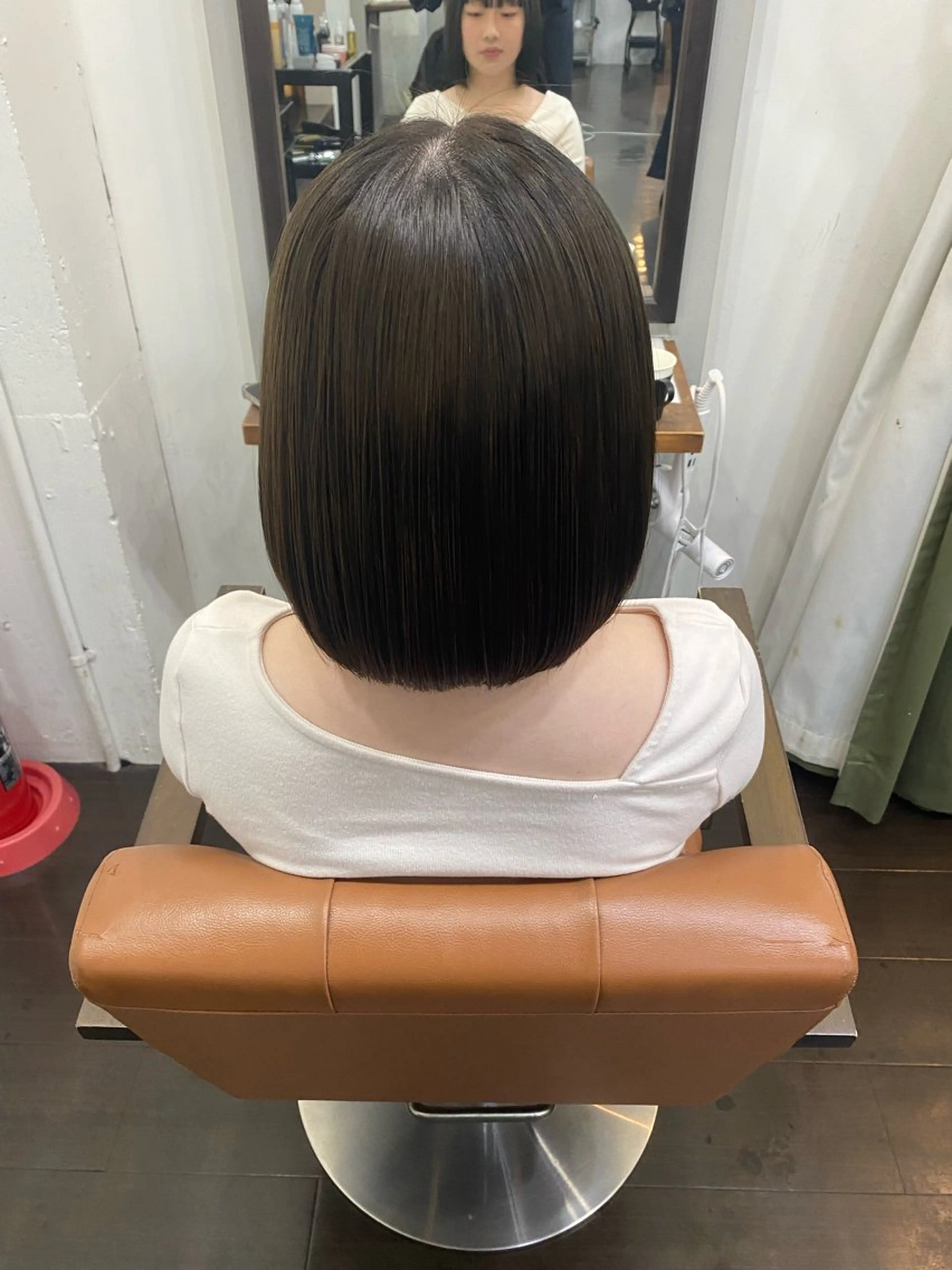 ミディアム カラー ヘアアレンジ カット ヘアカラー トリートメント 🍒ᩚ名駅/艶髪 縮毛矯正/あゆ🍒ᩚのヘアスタイル