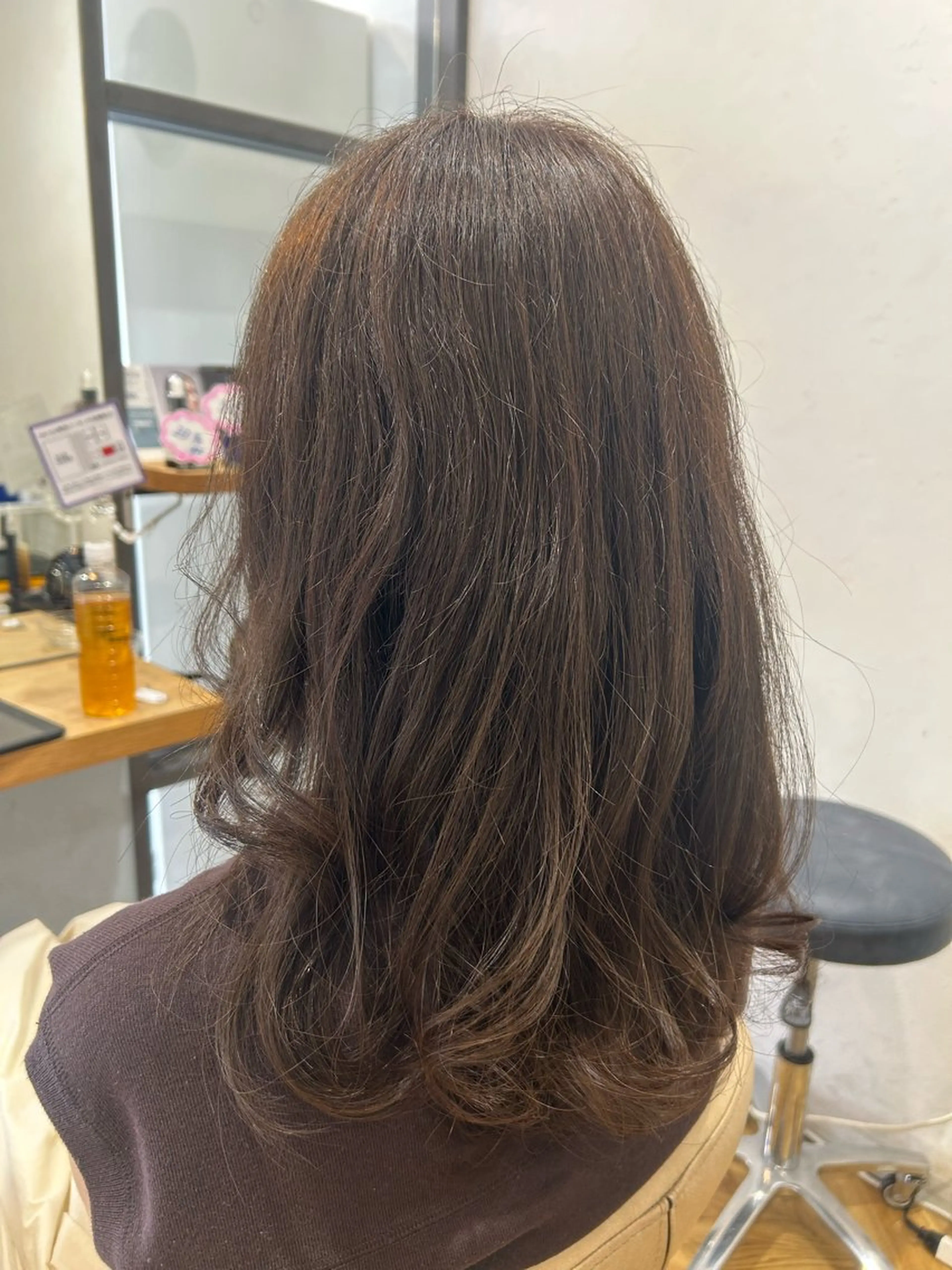 セミロング カット ヘアカラー hair lune by Aprire（ヘア ルーナ バイ アプリーレ）所属・前田 彩花のヘアスタイル