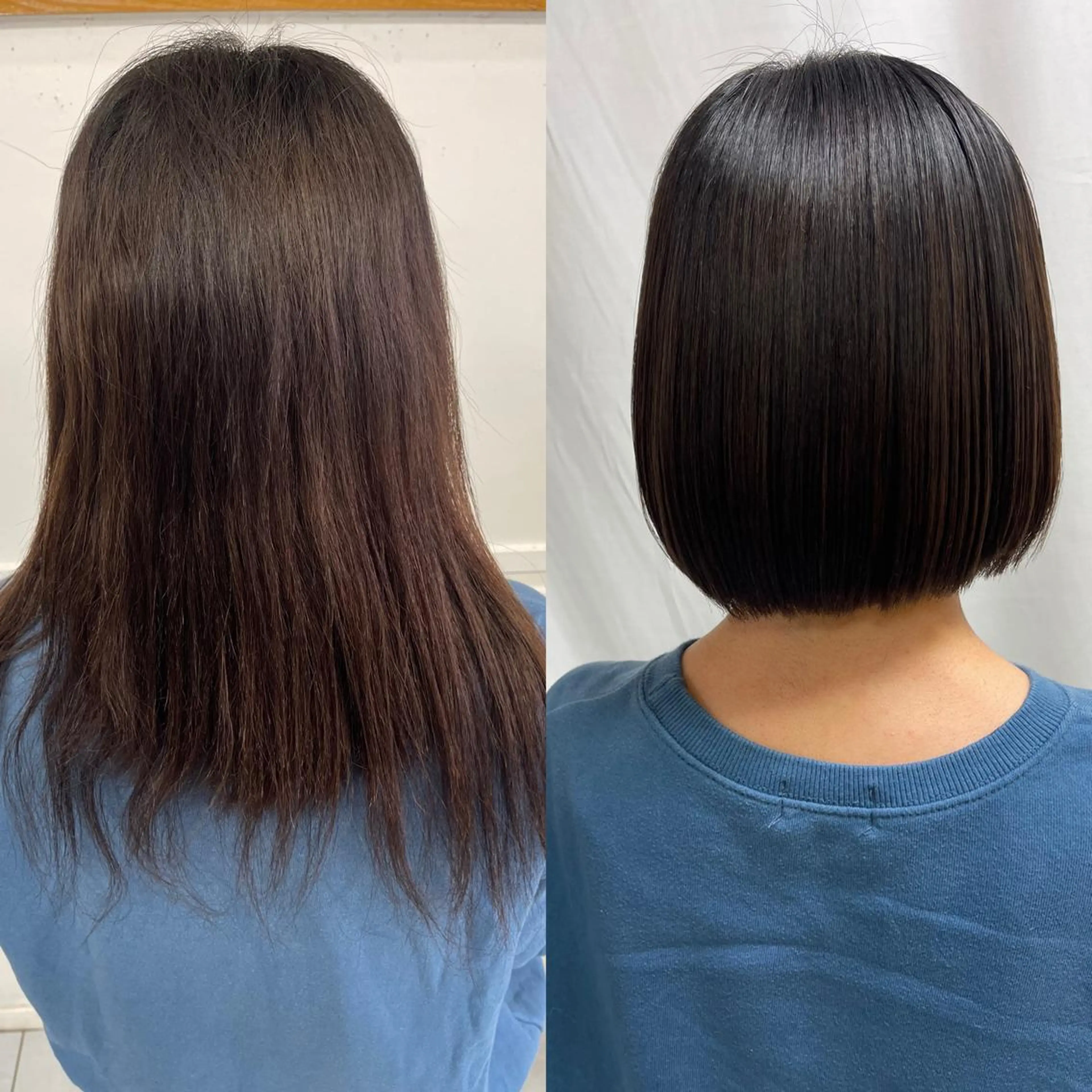 ミディアム パーマ カット 縮毛矯正 トリートメント 髪質改善/縮毛矯正 /ブリーチ矯正/岡部のヘアスタイル