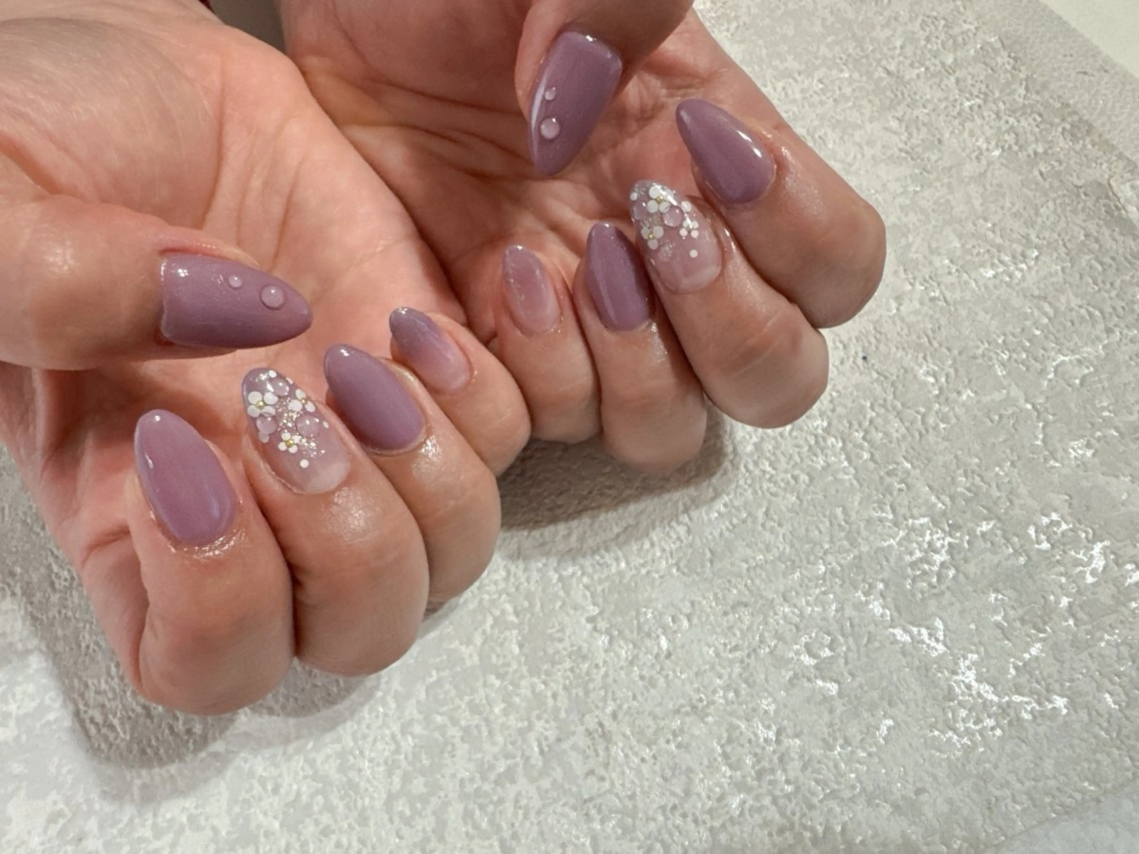 ネイル フットネイル ジェルネイル パラジェル シンプルネイル 春ネイル kikinail 溝の口のネイルデザイン