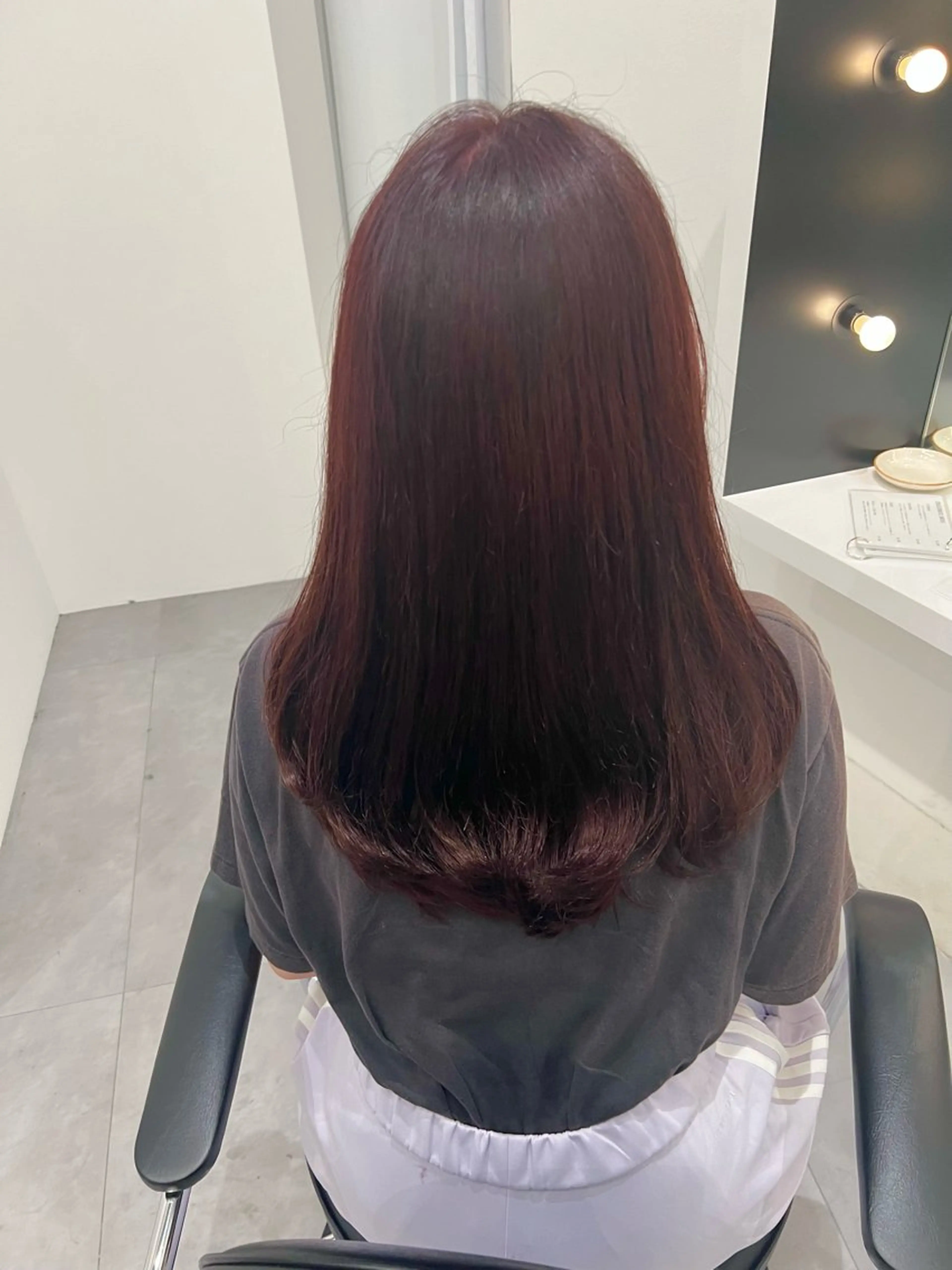 セミロング ヘアカラー トリートメント しゅういち/赤み消し カラー特化のヘアスタイル