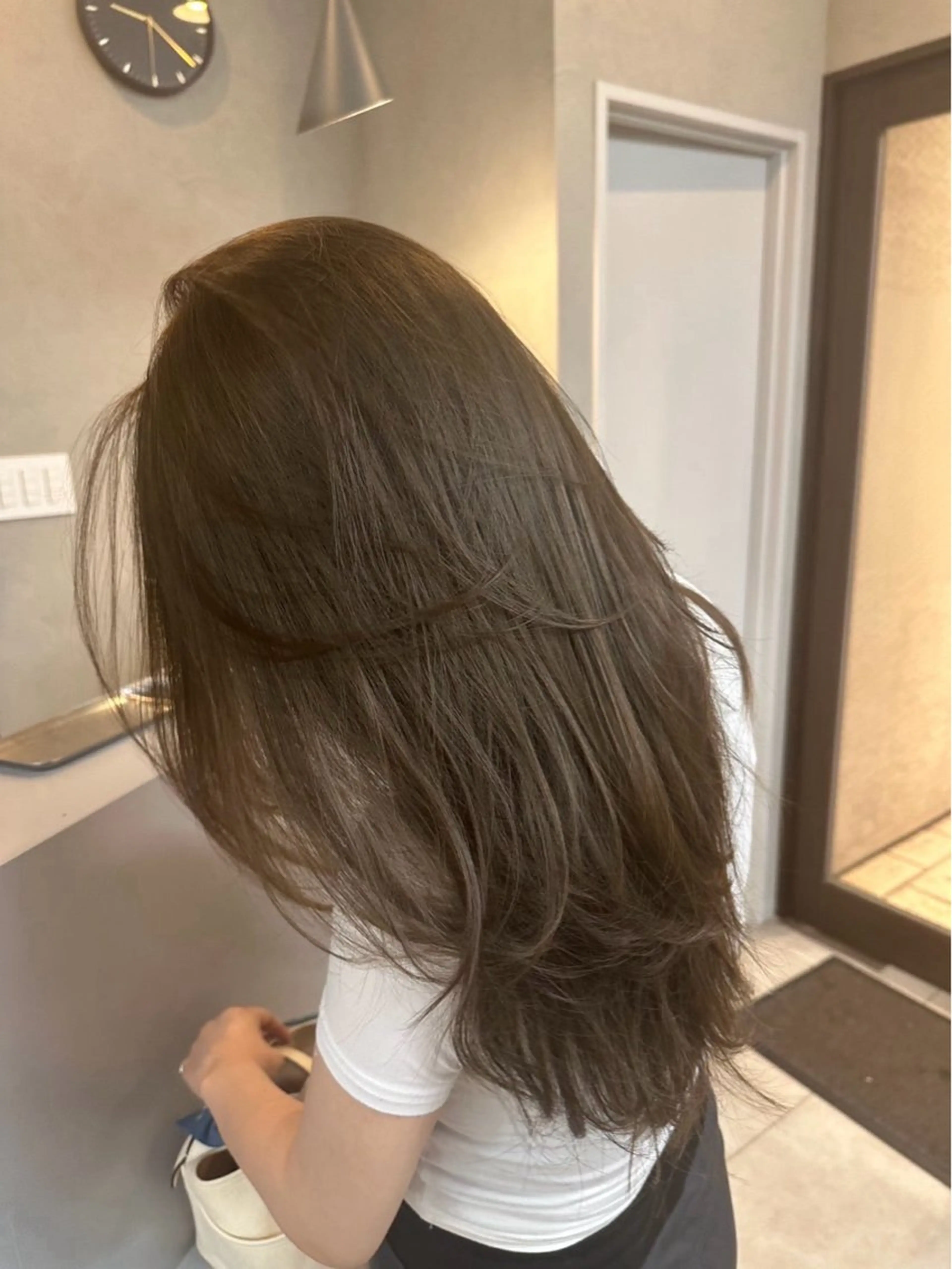 ロング レイヤーカット カット GiseL りおんのヘアスタイル