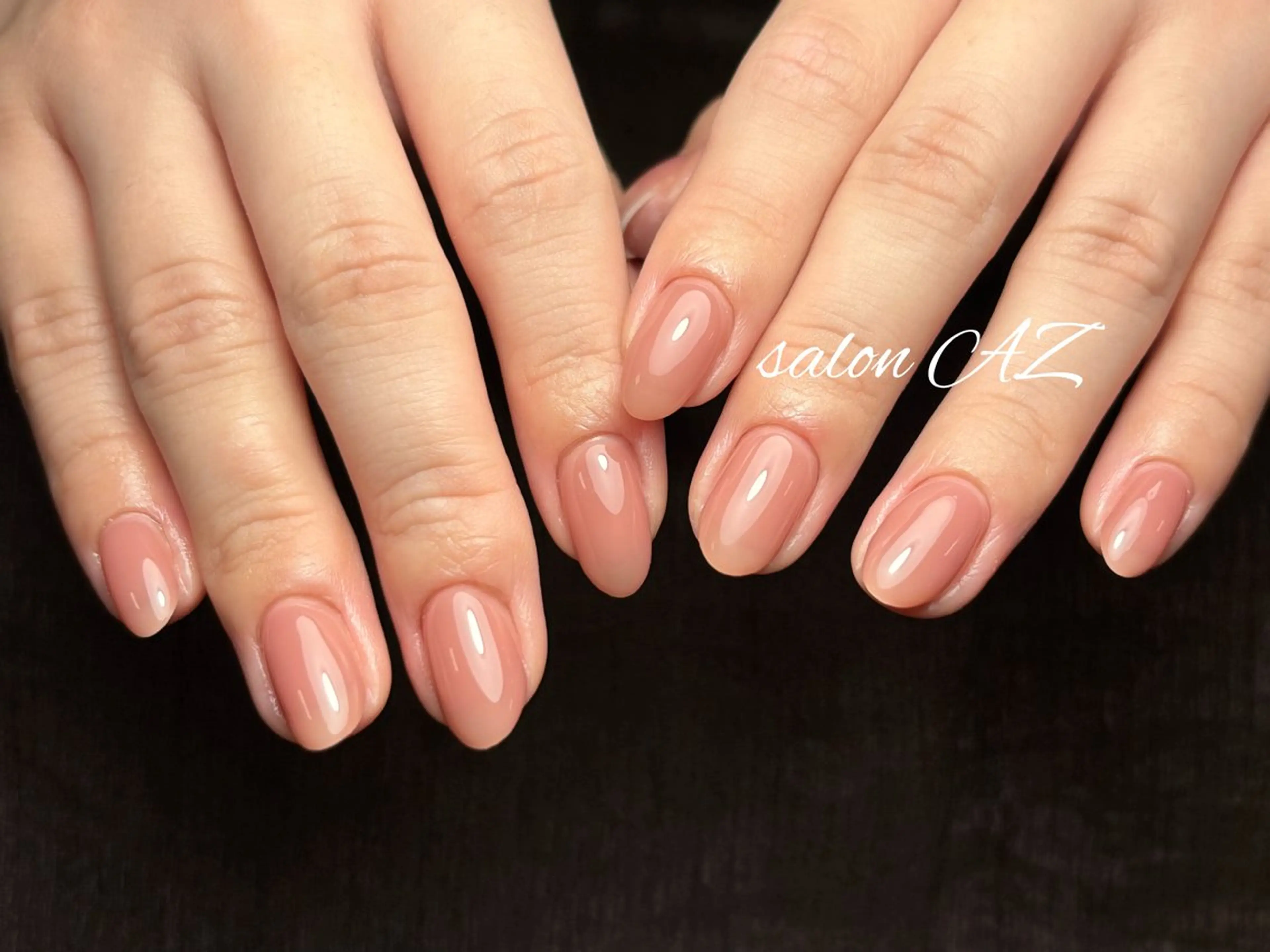 ネイル アートネイル 長さ出し フットネイル フレンチネイル ジェルネイル salon AZのネイルデザイン