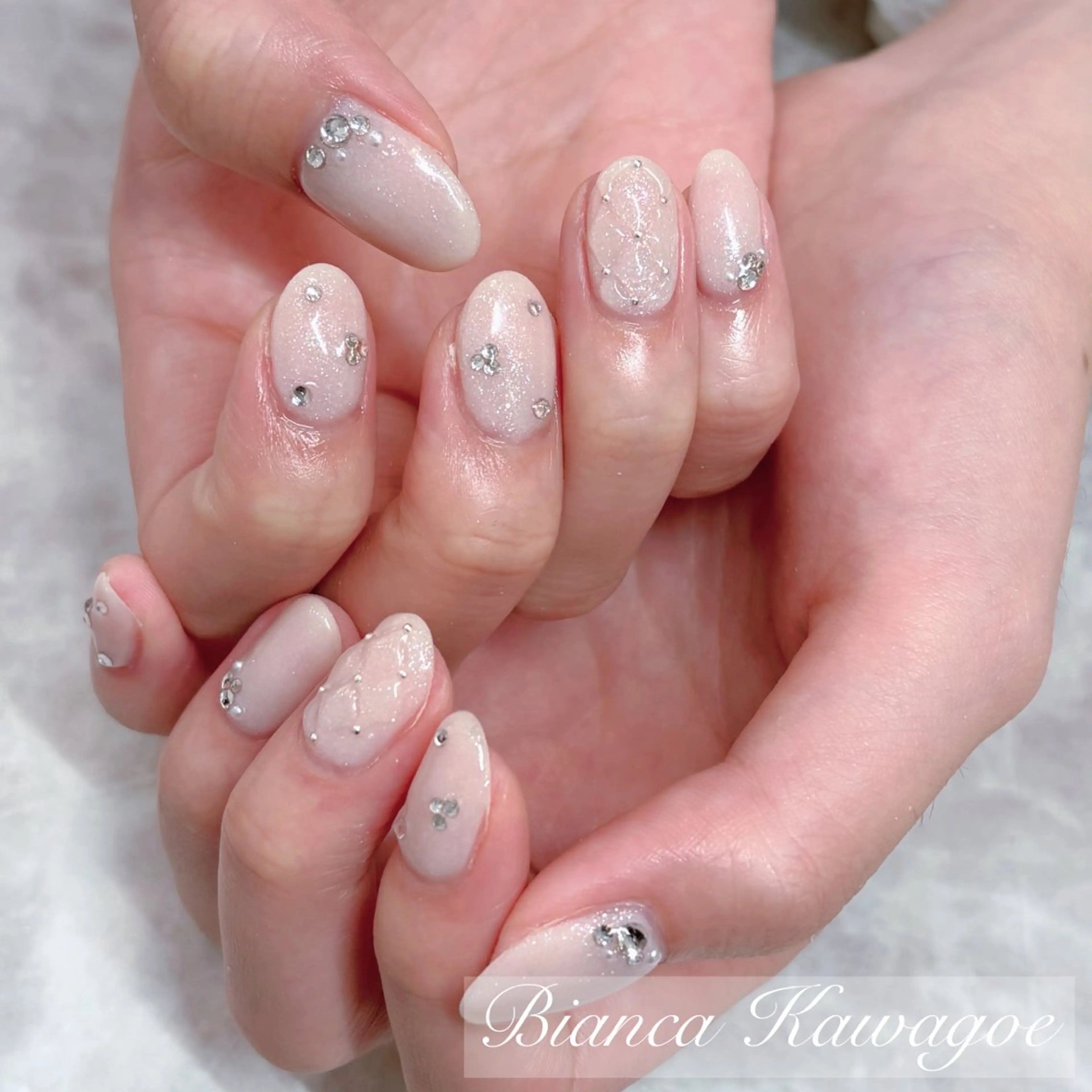 ネイル ハンドネイル Bianca川越 🍓Nakasoneのネイルデザイン