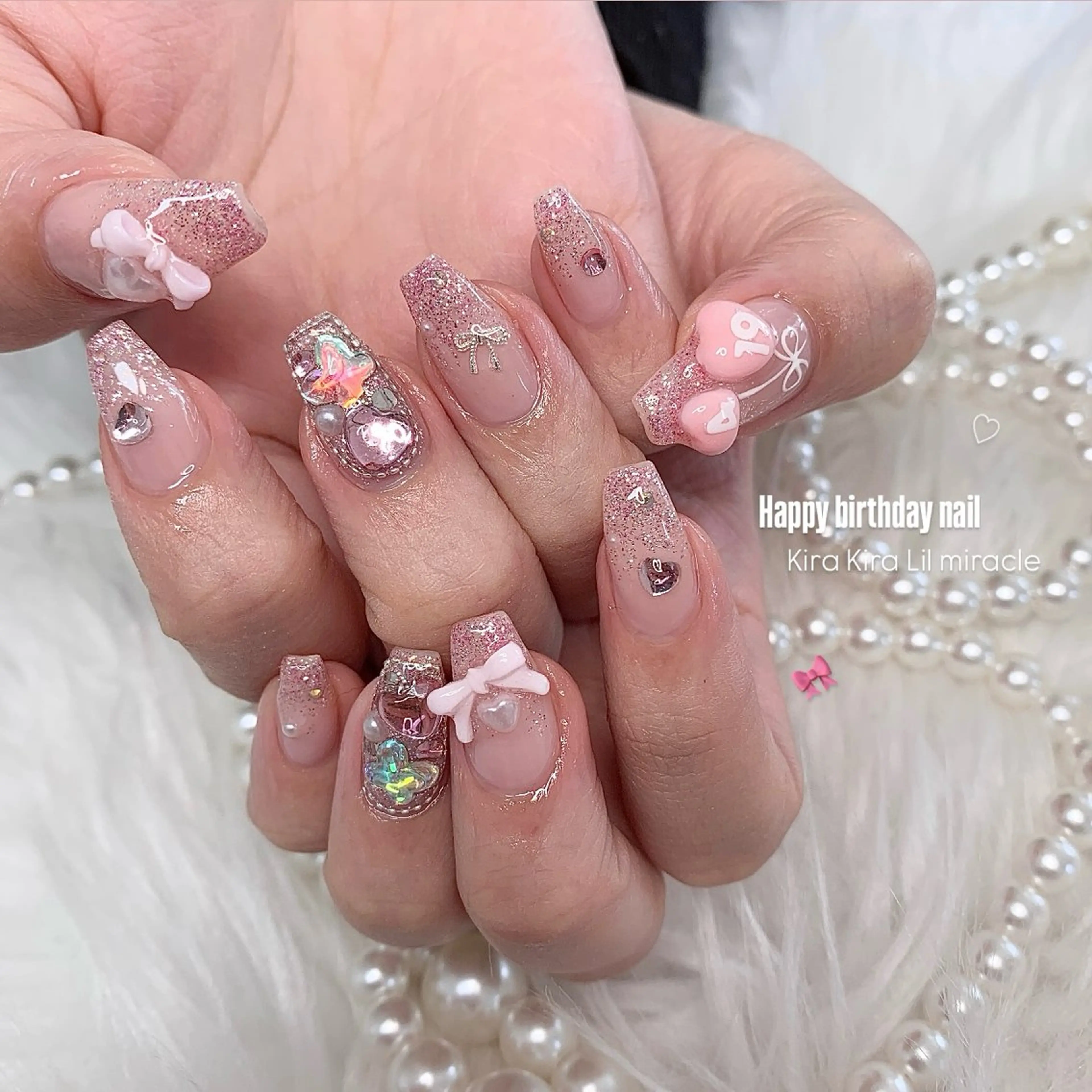 ネイル La neige* yuki 🥯🍑のネイルデザイン