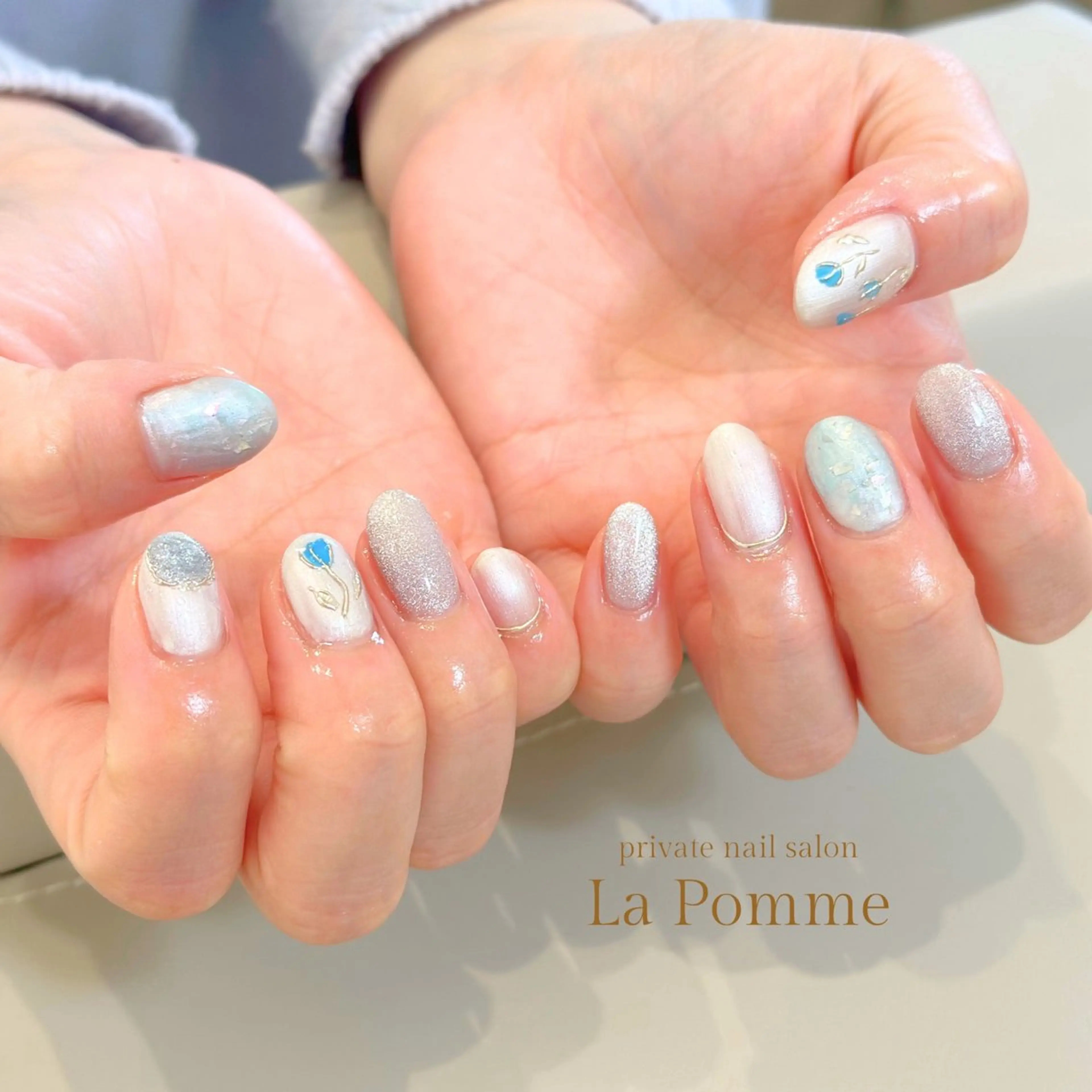 ネイル ハンドネイル nail salon La Pommeのネイルデザイン