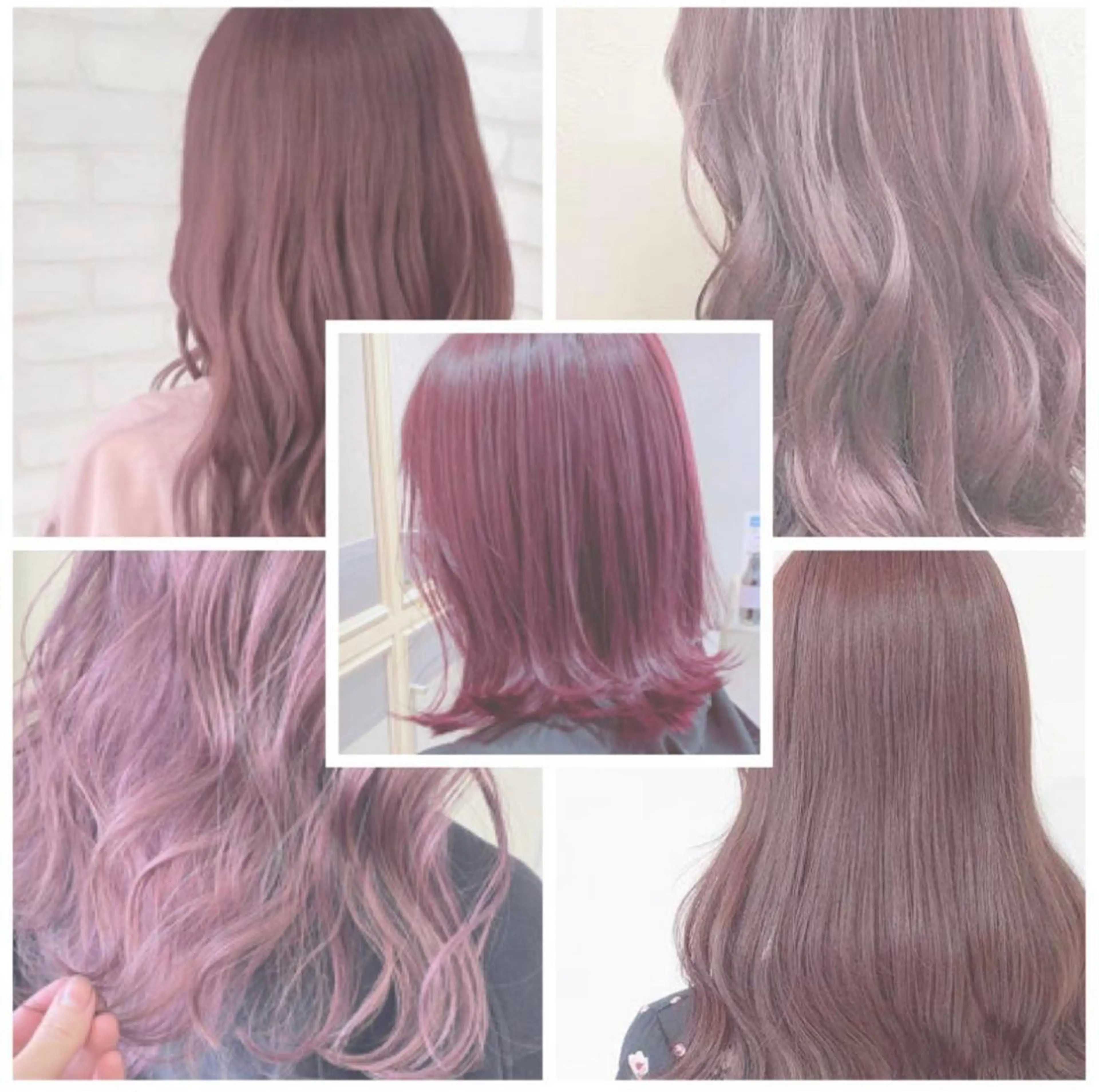 カラー 🎀透明感×ちゅるん ピンク🎀ゆきののヘアスタイル