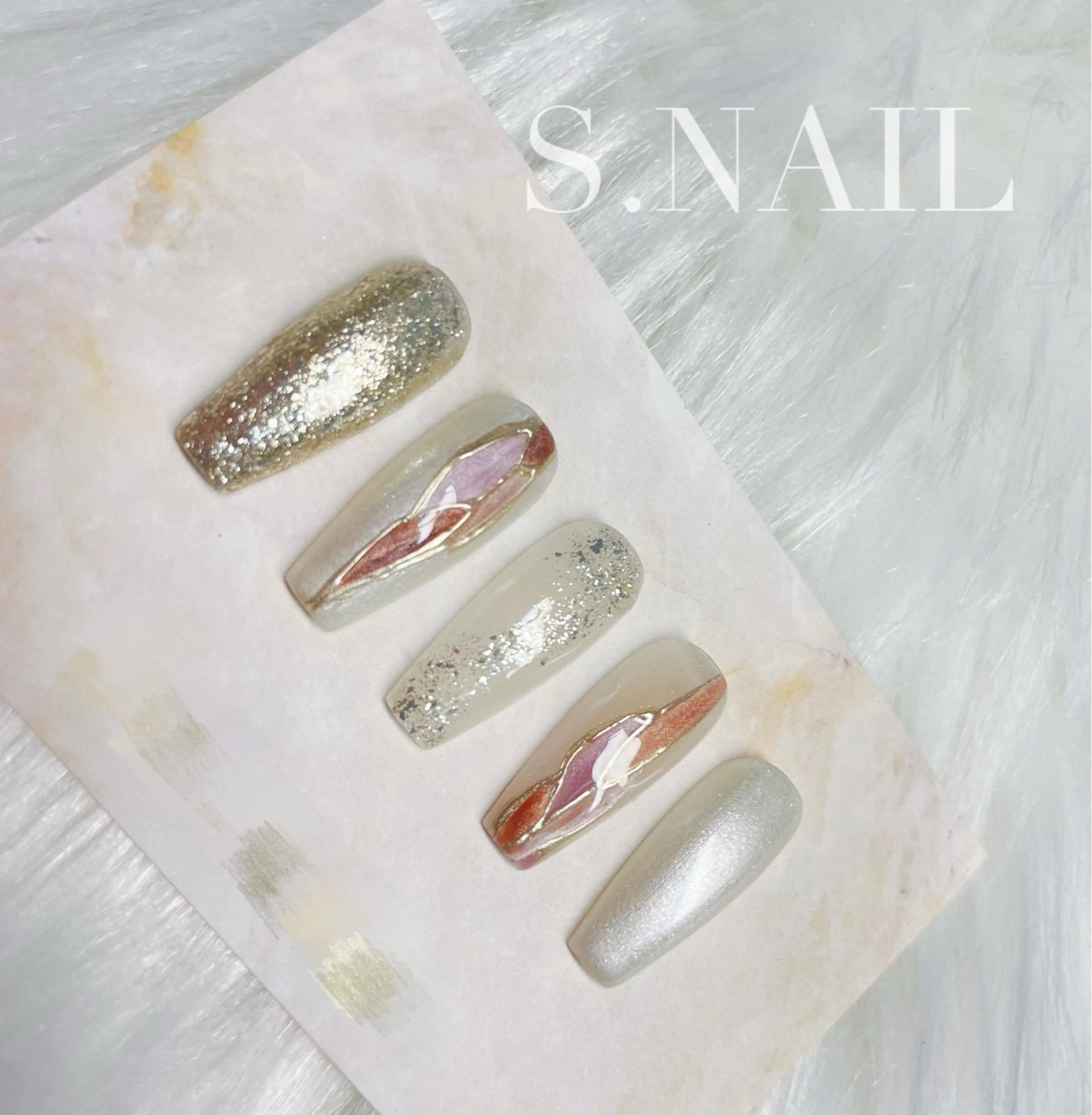 ネイル マグネットネイル ハンドネイル S♡NAIL所属・S.NAIL Suuのネイルデザイン