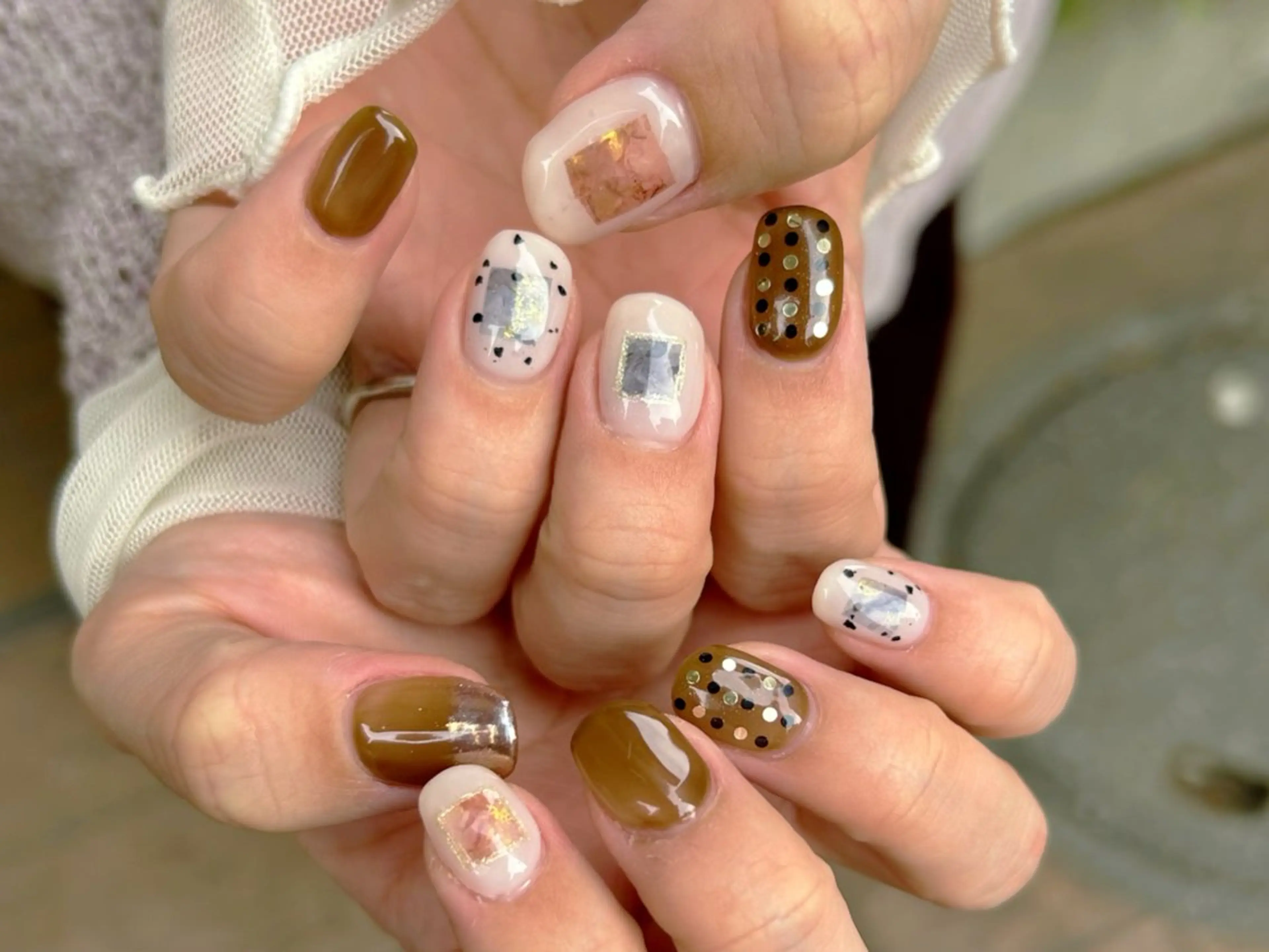ネイル ニュアンスネイル ハンドネイル ROCCO nailのネイルデザイン