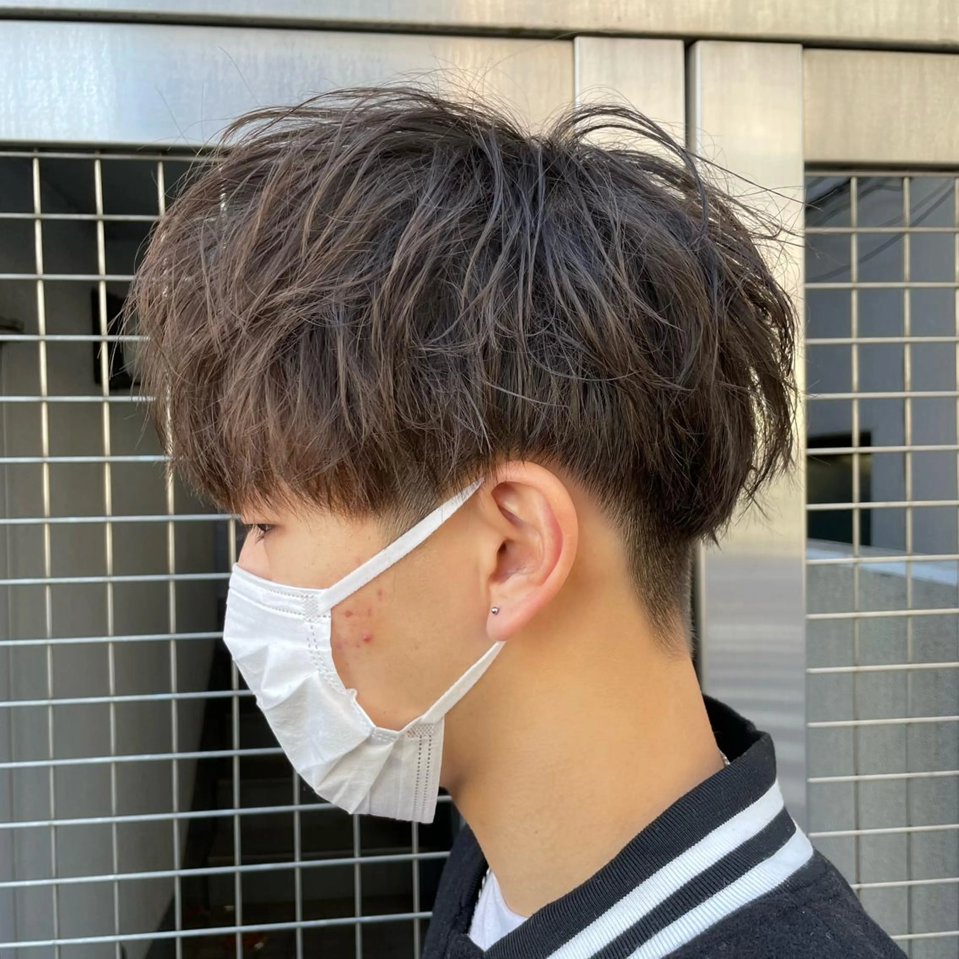 ショート パーマ メンズ カット パーマ 【メンズ縮毛矯正】 田中秀斗のヘアスタイル