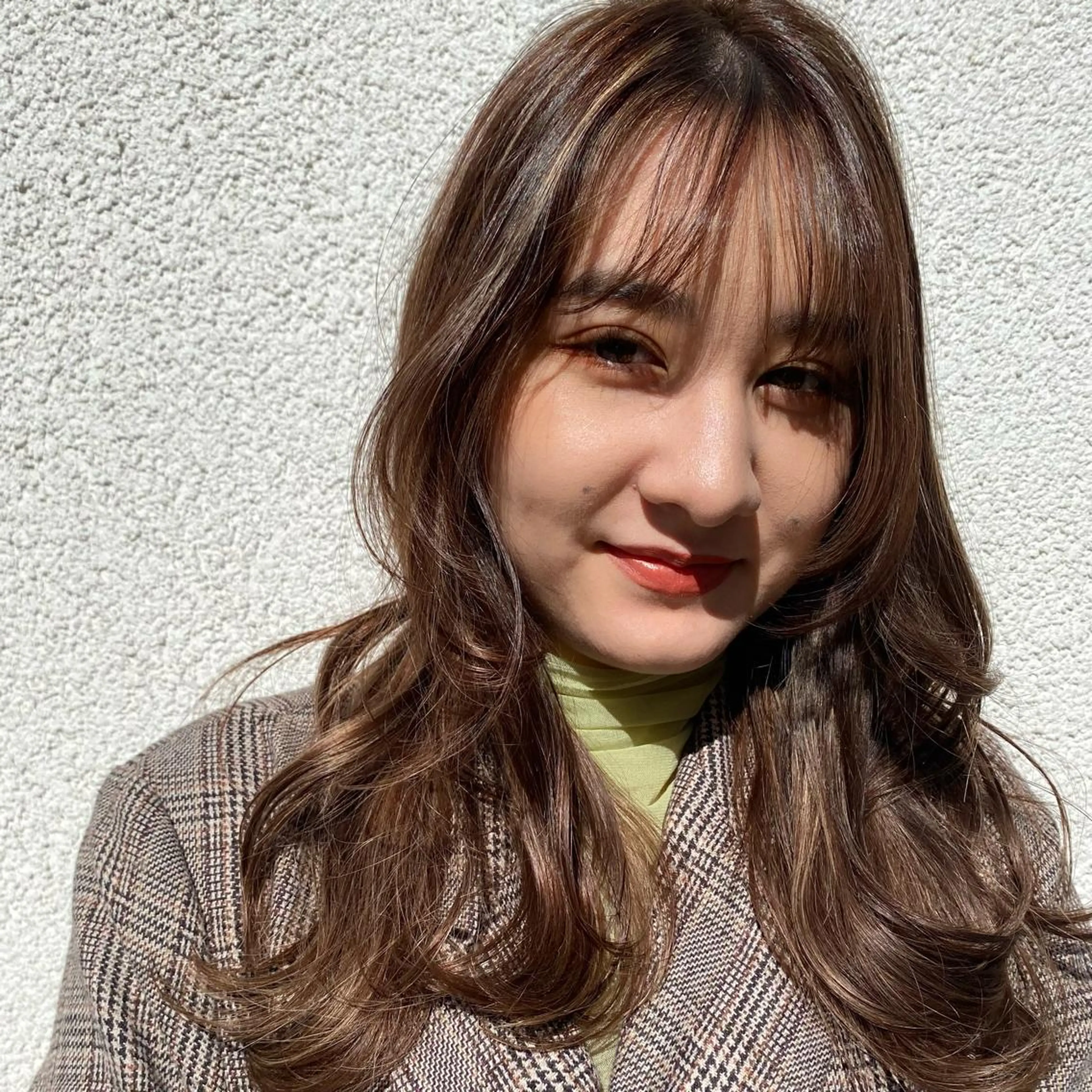 セミロング カラー パーマ ヘアアレンジ カット トリートメント ヘッドスパ ヘアセット 押切 響 のヘアスタイル