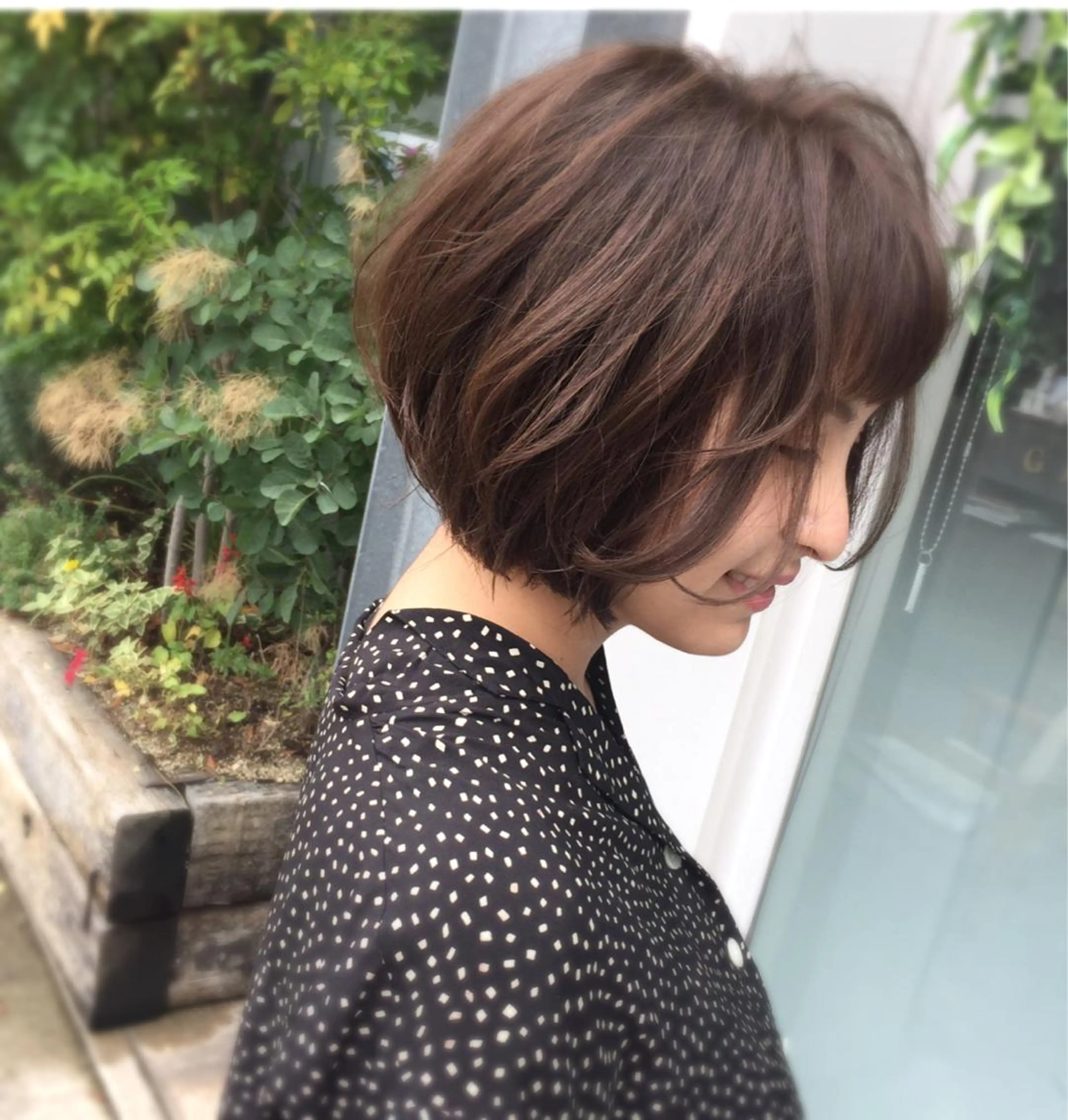 ショート カット パーマ トリートメント 田中 亜沙美のヘアスタイル