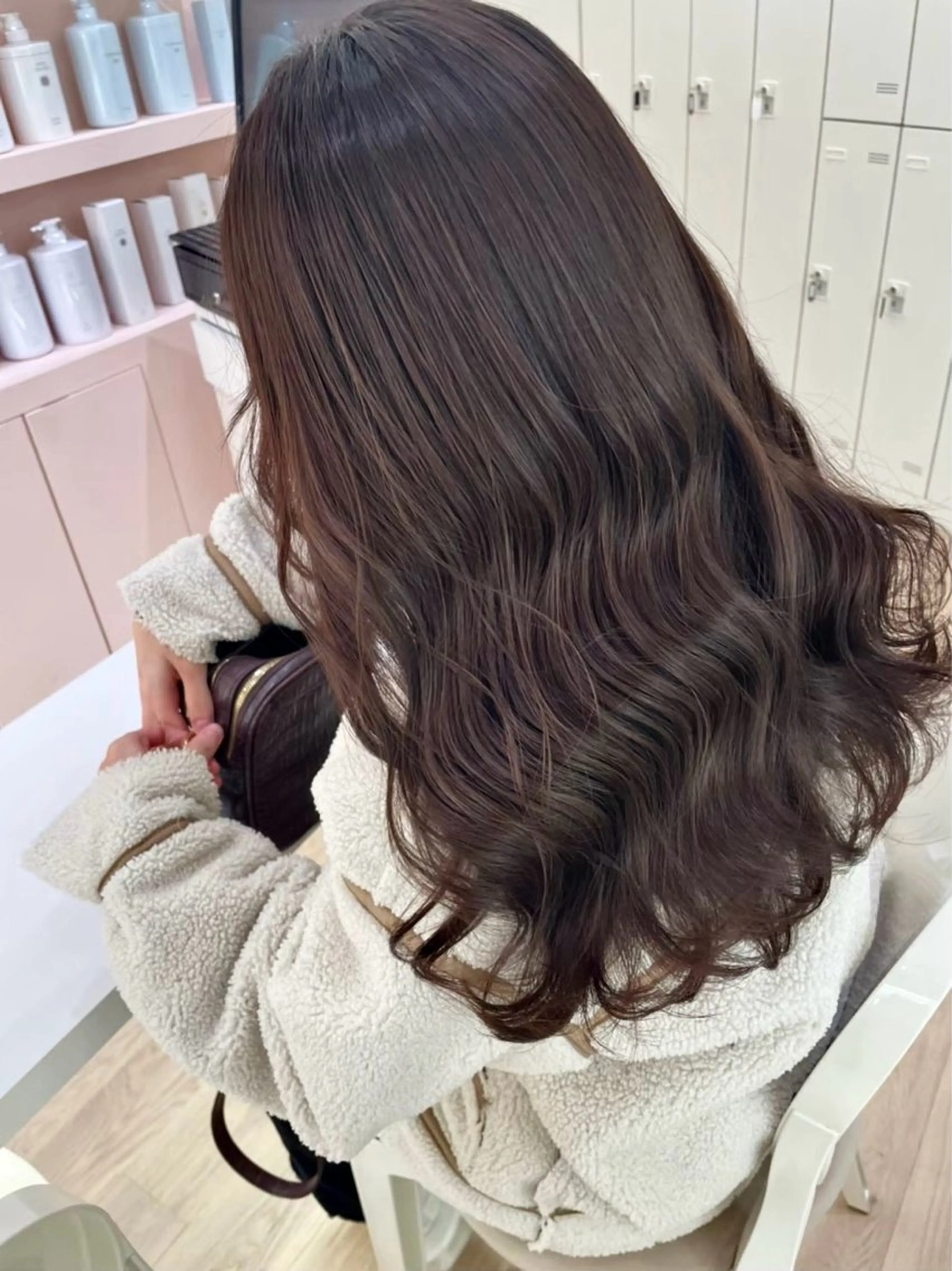 ロング カラー カット ヘアカラー ParveMix 🐾鳥取彩花のヘアスタイル