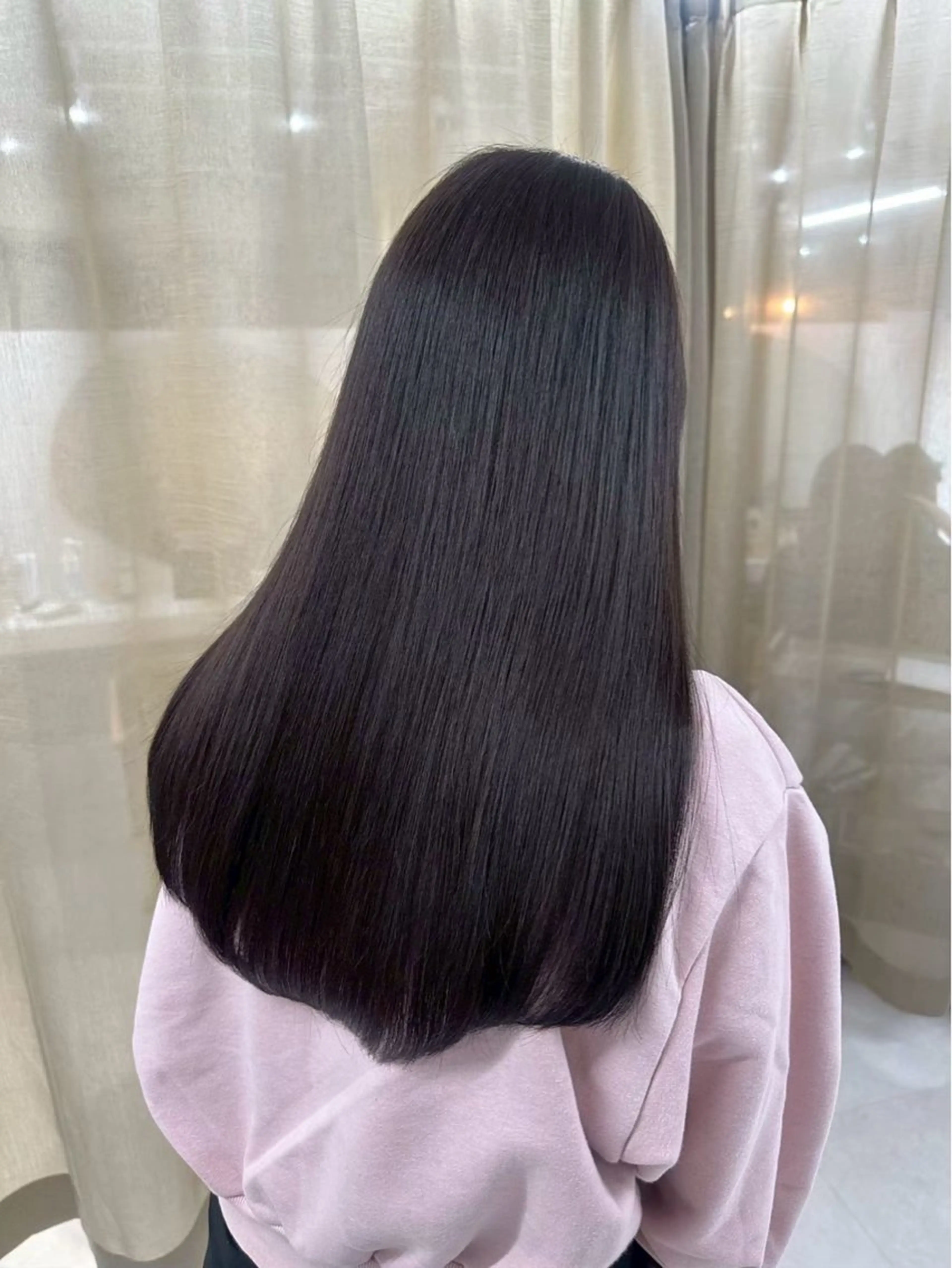 ロング カット ヘアカラー トリートメント SLASHスラッシュ 古閑ななのヘアスタイル