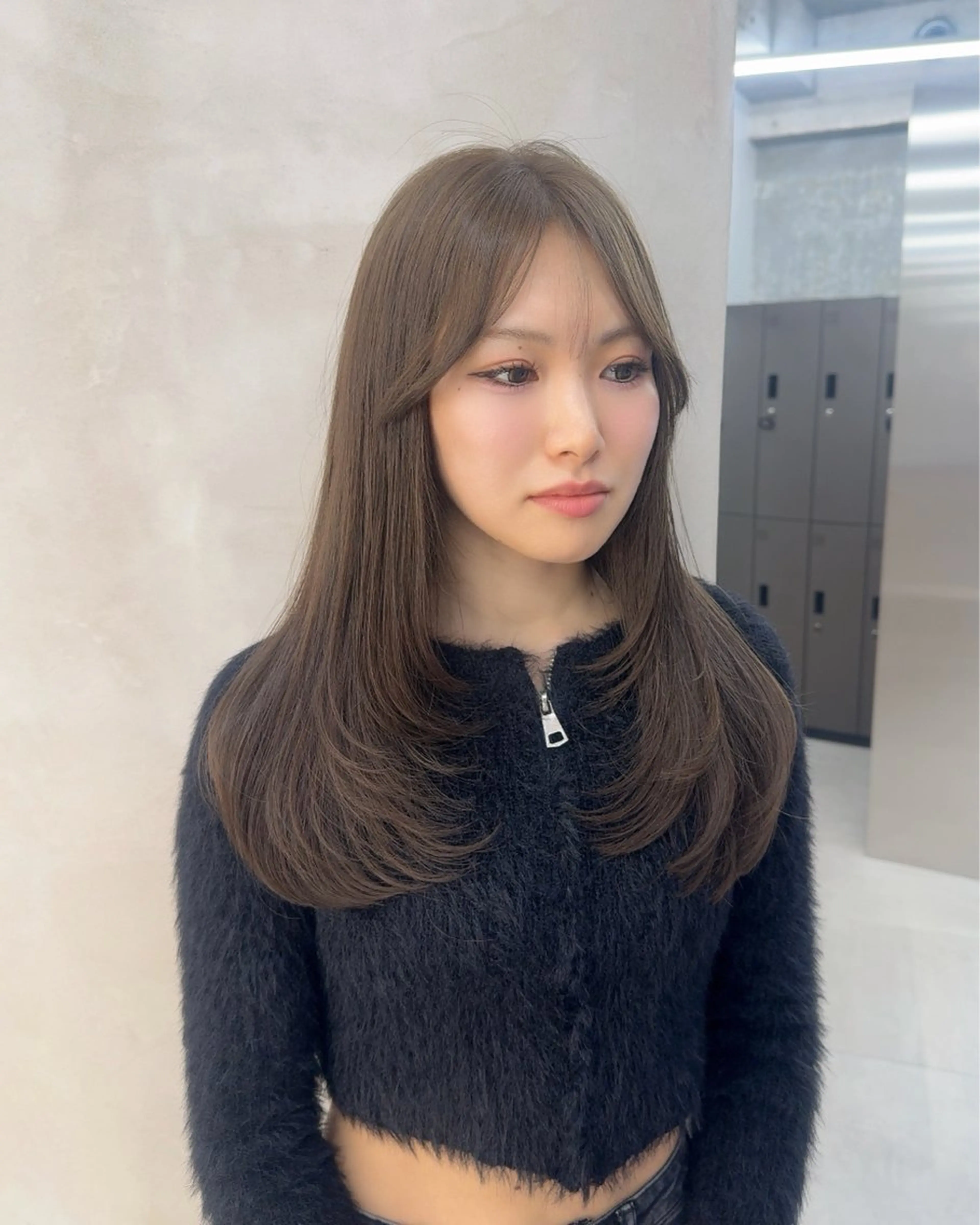 セミロング カラー カット ヘアカラー トリートメント MIES amane(アマネ)のヘアスタイル