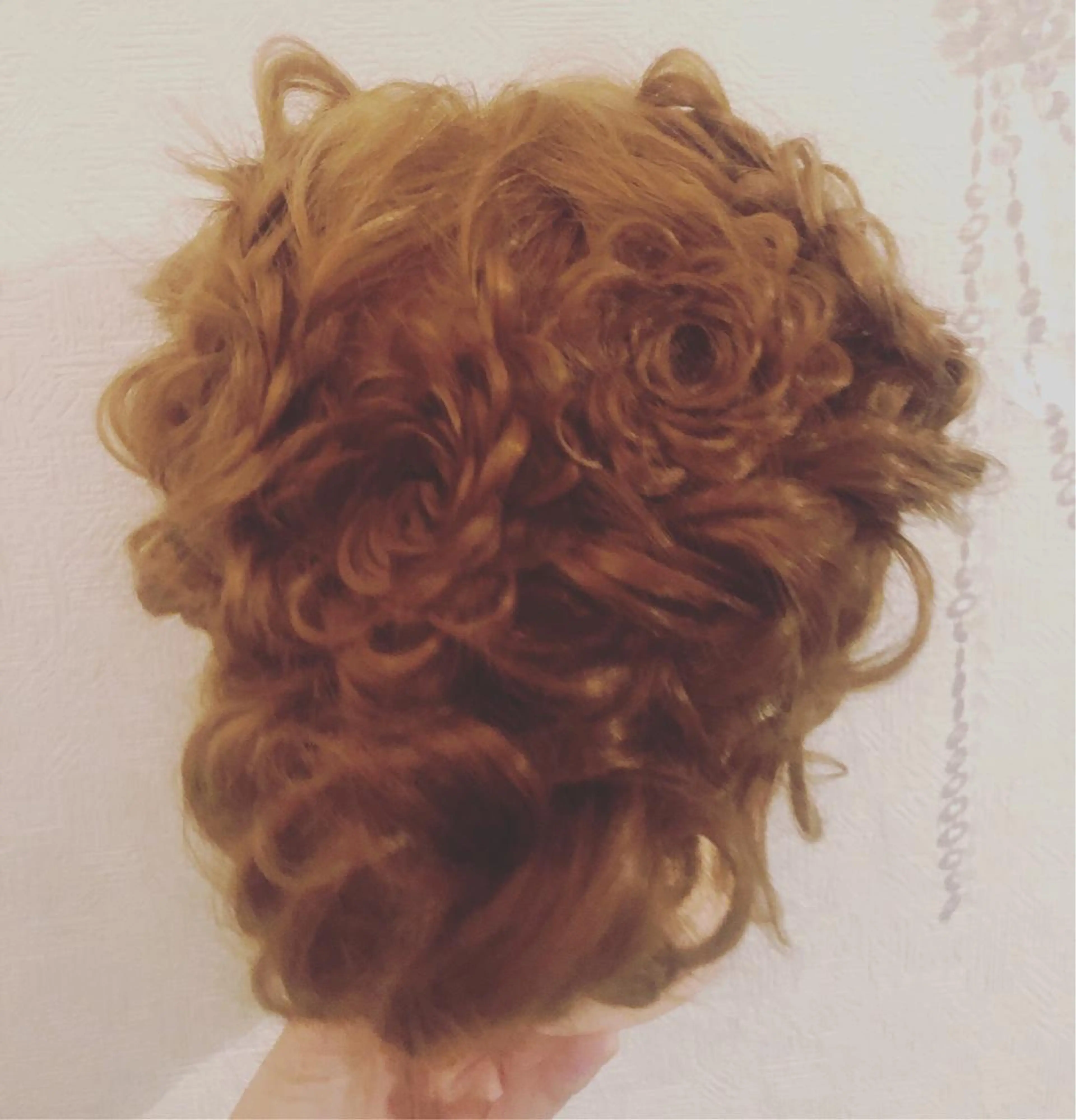 ロング カラー パーマ ヘアアレンジ メンズ キッズ ネイル マツエク・マツパ 銀河 ティンガーラのヘアスタイル