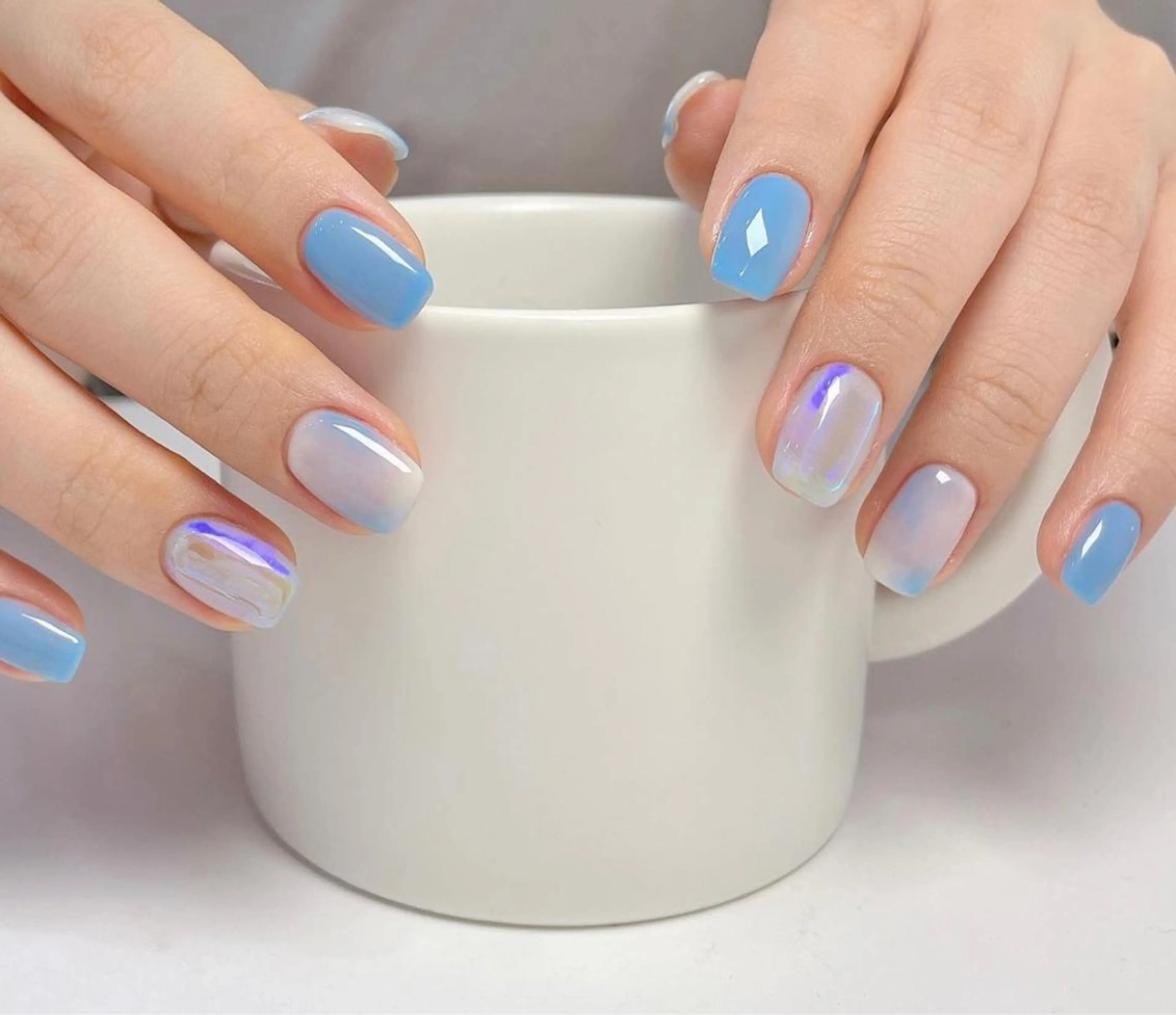ネイル ✨Serenity ワンホンネイルのネイルデザイン