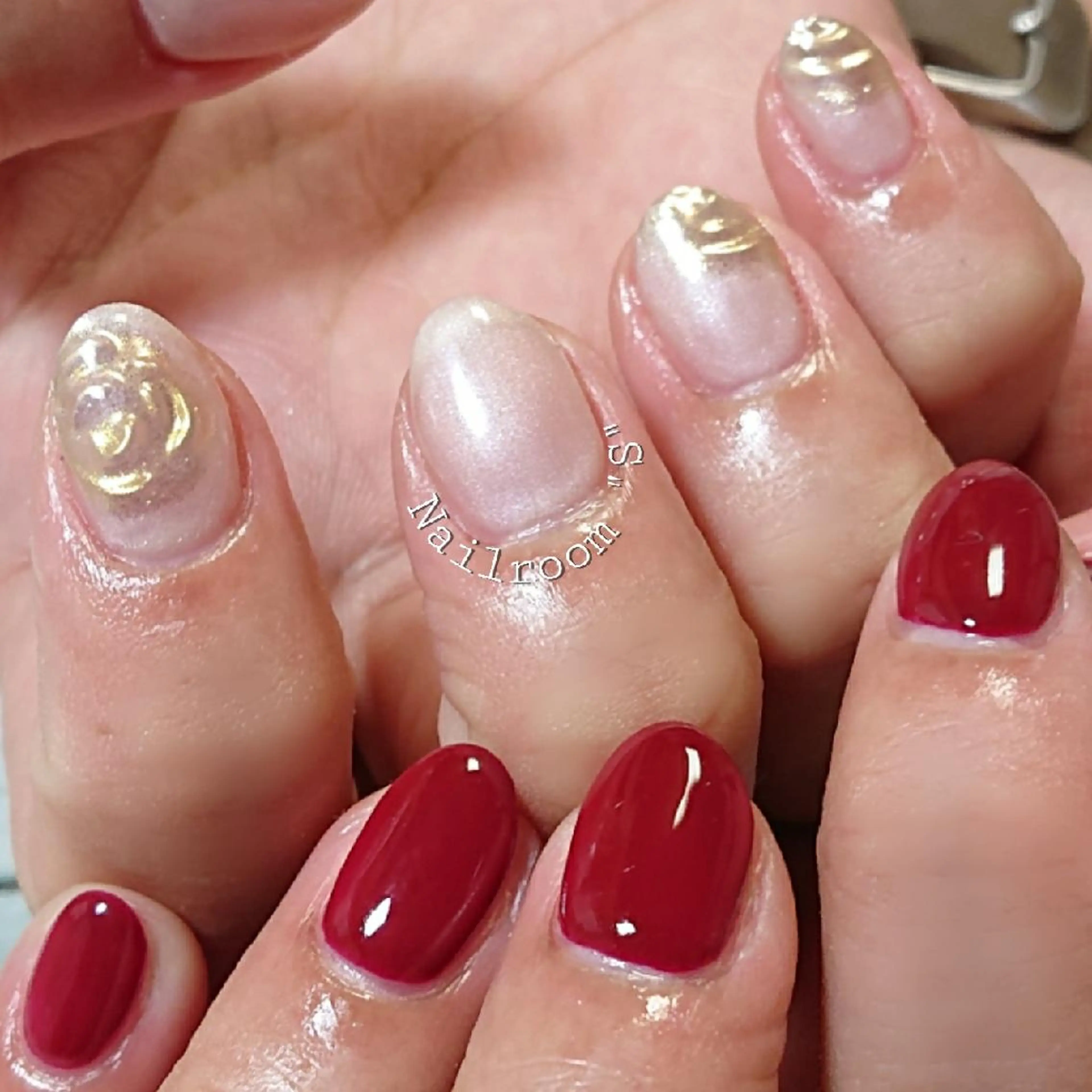 ネイル アートネイル ニュアンスネイル Nail room  "S"  SAKAIのネイルデザイン