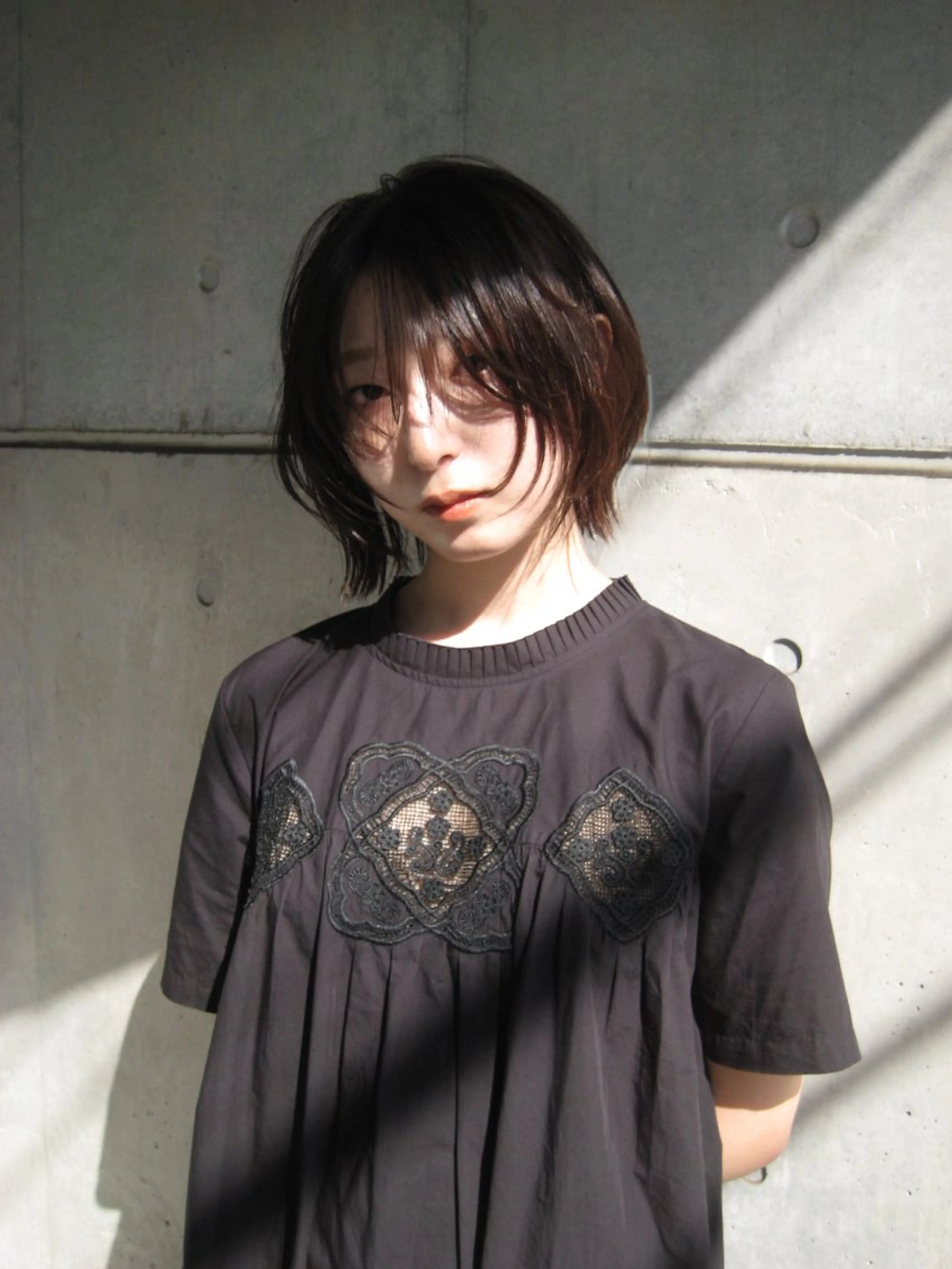 ショート カラー カット トリートメント 艶カラー/高円寺/ atsumi🦣🪽のヘアスタイル