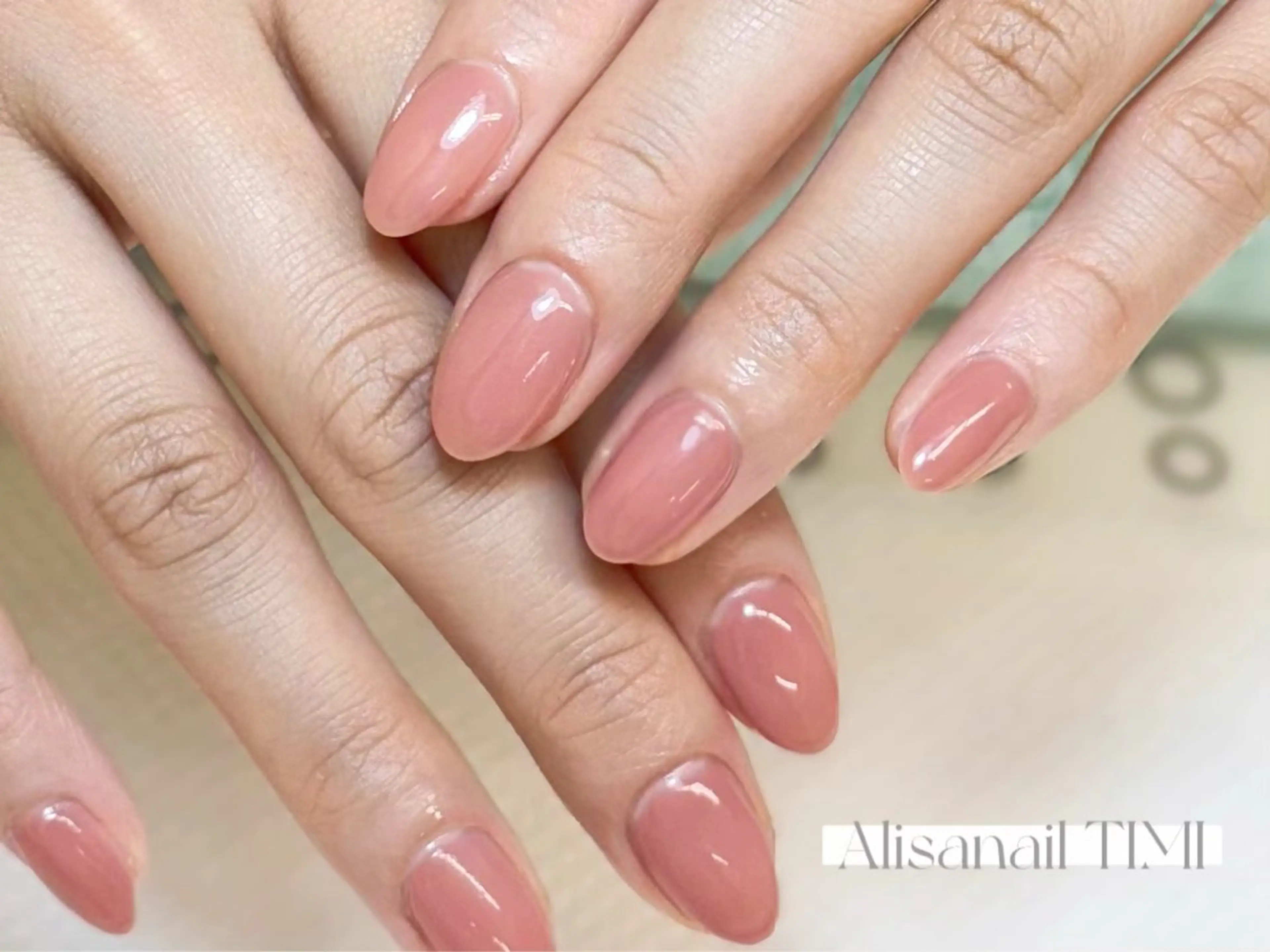ネイル ワンカラーネイル ハンドネイル Alisa nail Timiのネイルデザイン