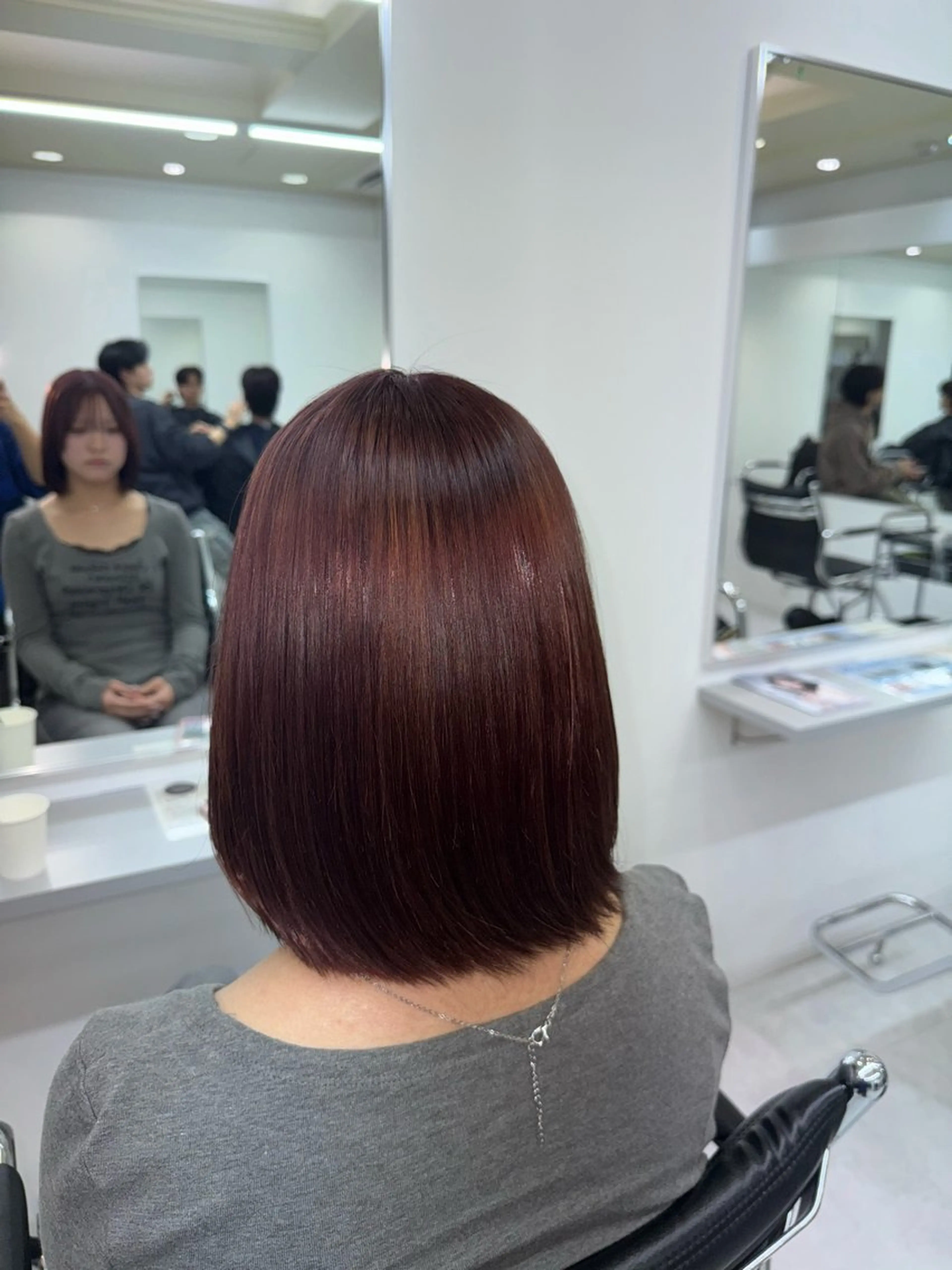 ショート カラー ヘアカラー トリートメント 艶髪✨/心斎橋美容室 /藤田勇也のヘアスタイル
