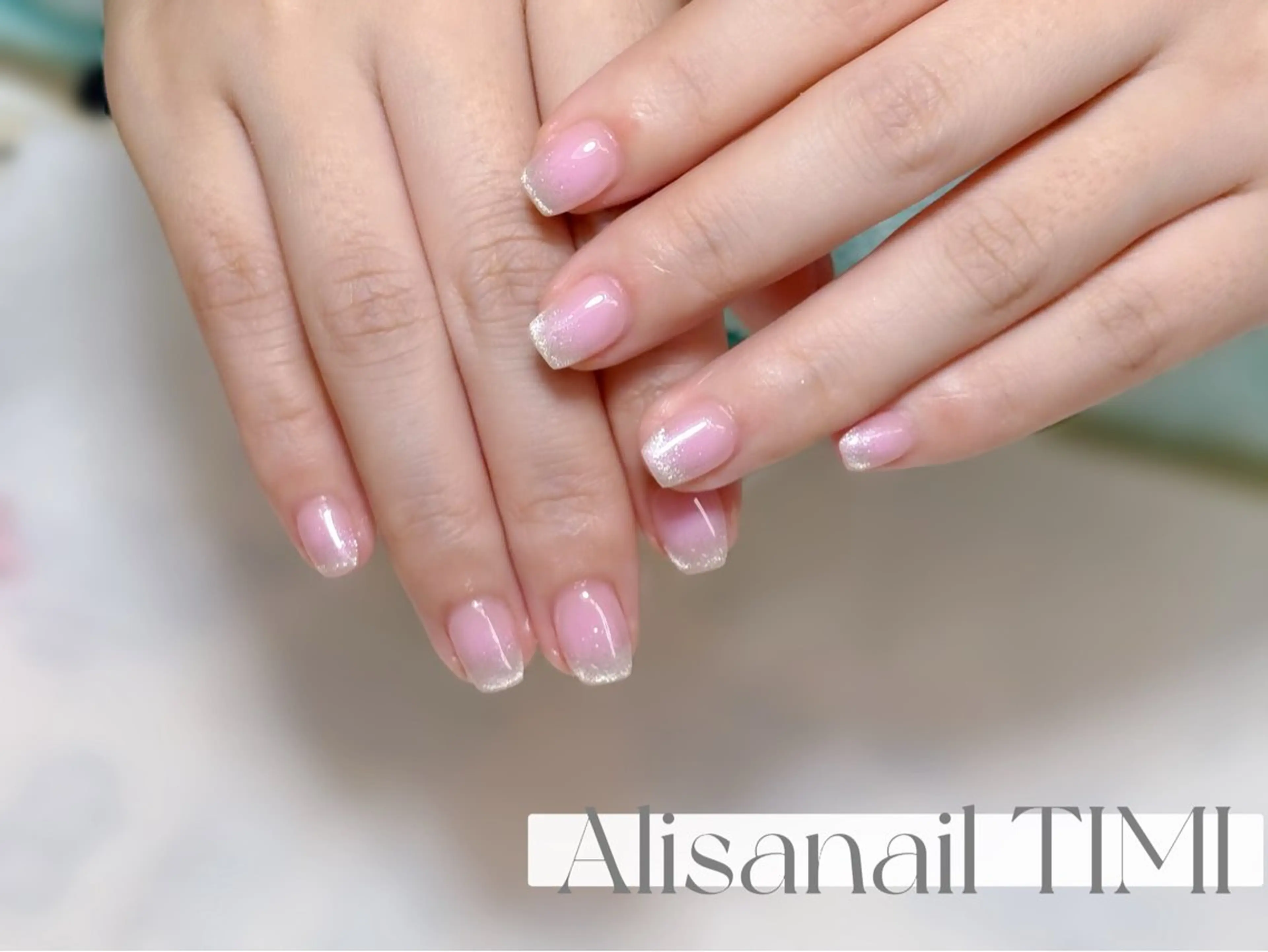 ネイル チークネイル マグネットネイル マグネットワンカラー ワンカラーネイル ハンドネイル Alisa nail Timiのネイルデザイン