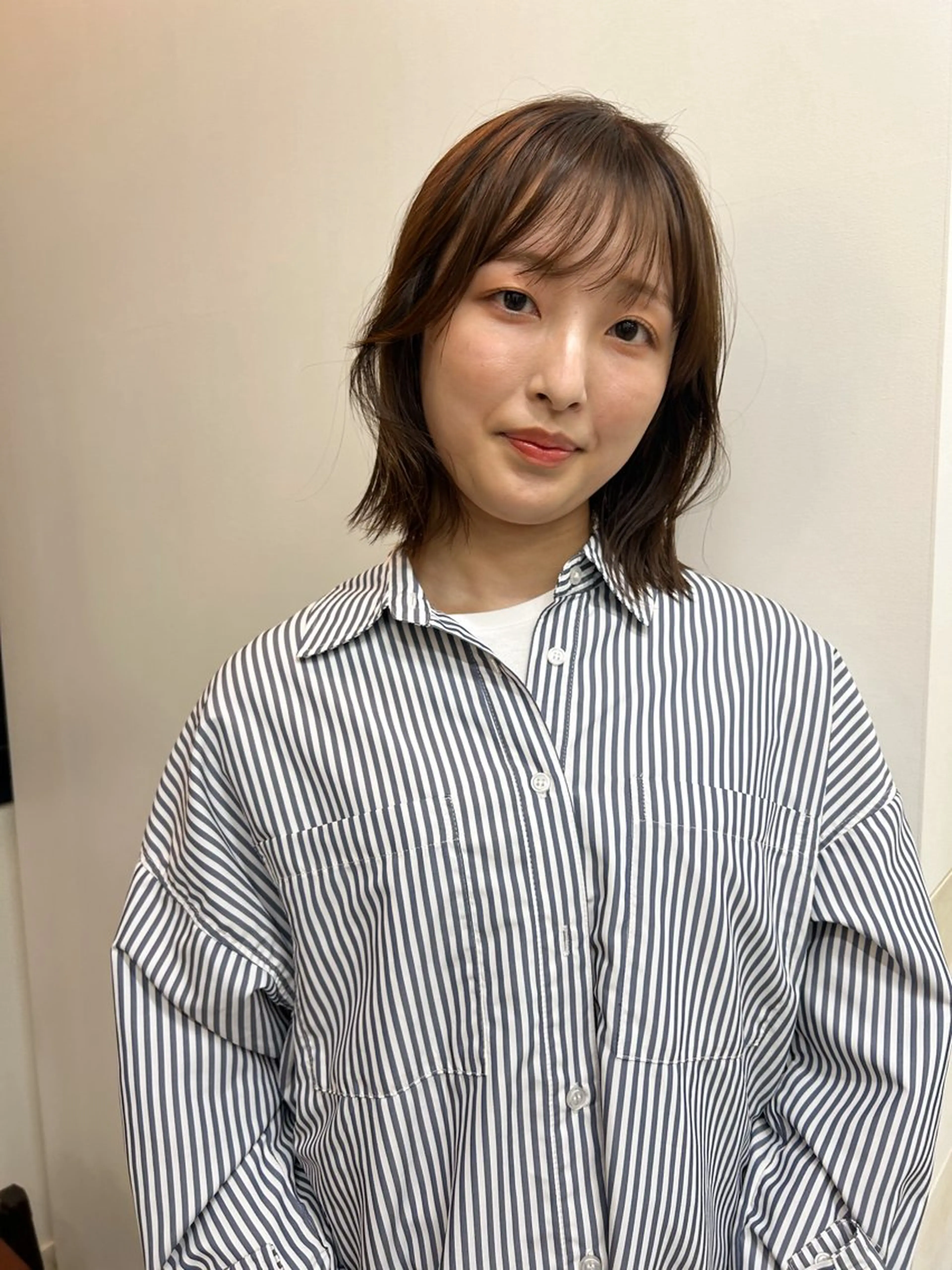カラー ヘアカラー 原 瑞希のヘアスタイル