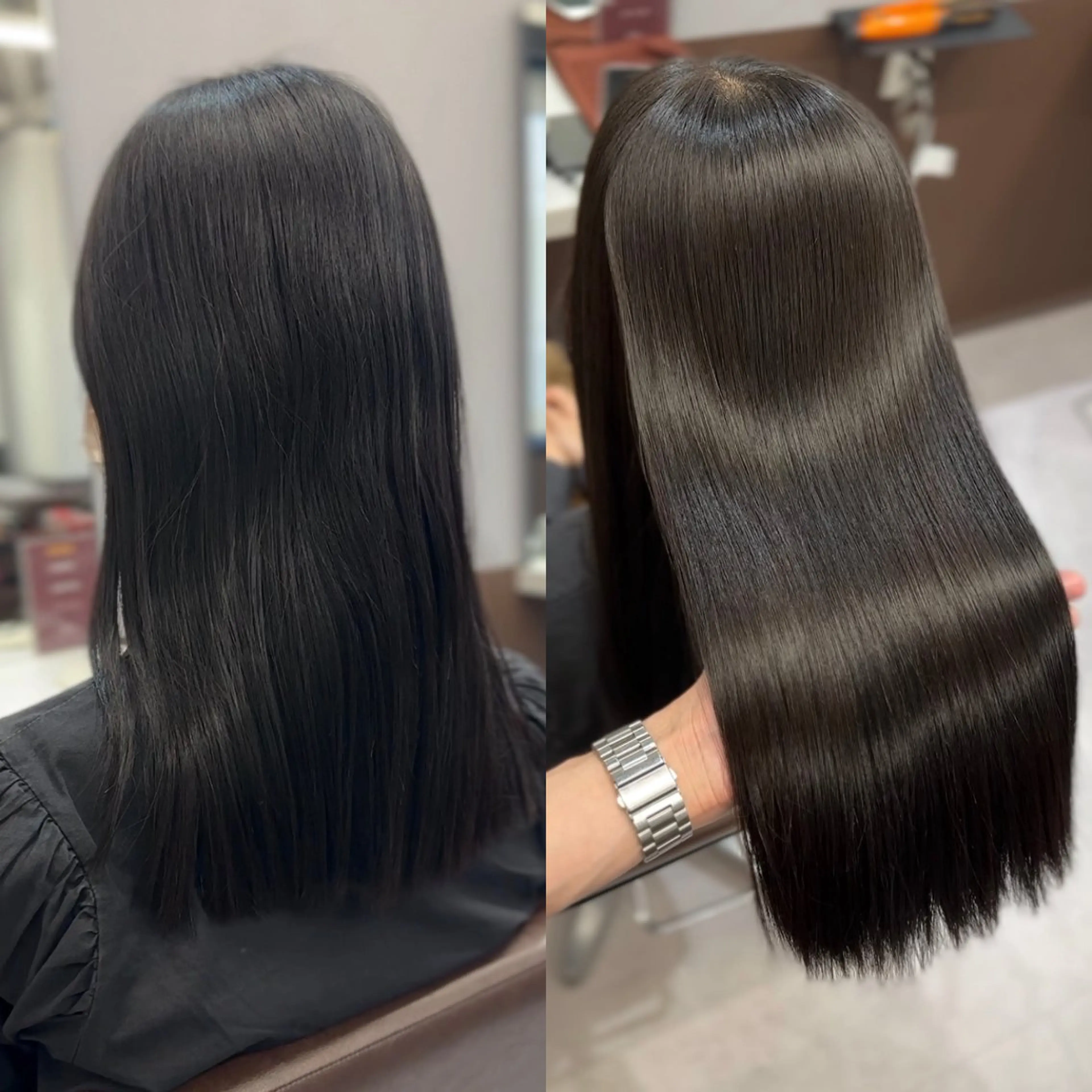 セミロング カット ヘアカラー トリートメント 💎艶髪💎縮毛矯正 /髪質改善/ひかるのヘアスタイル