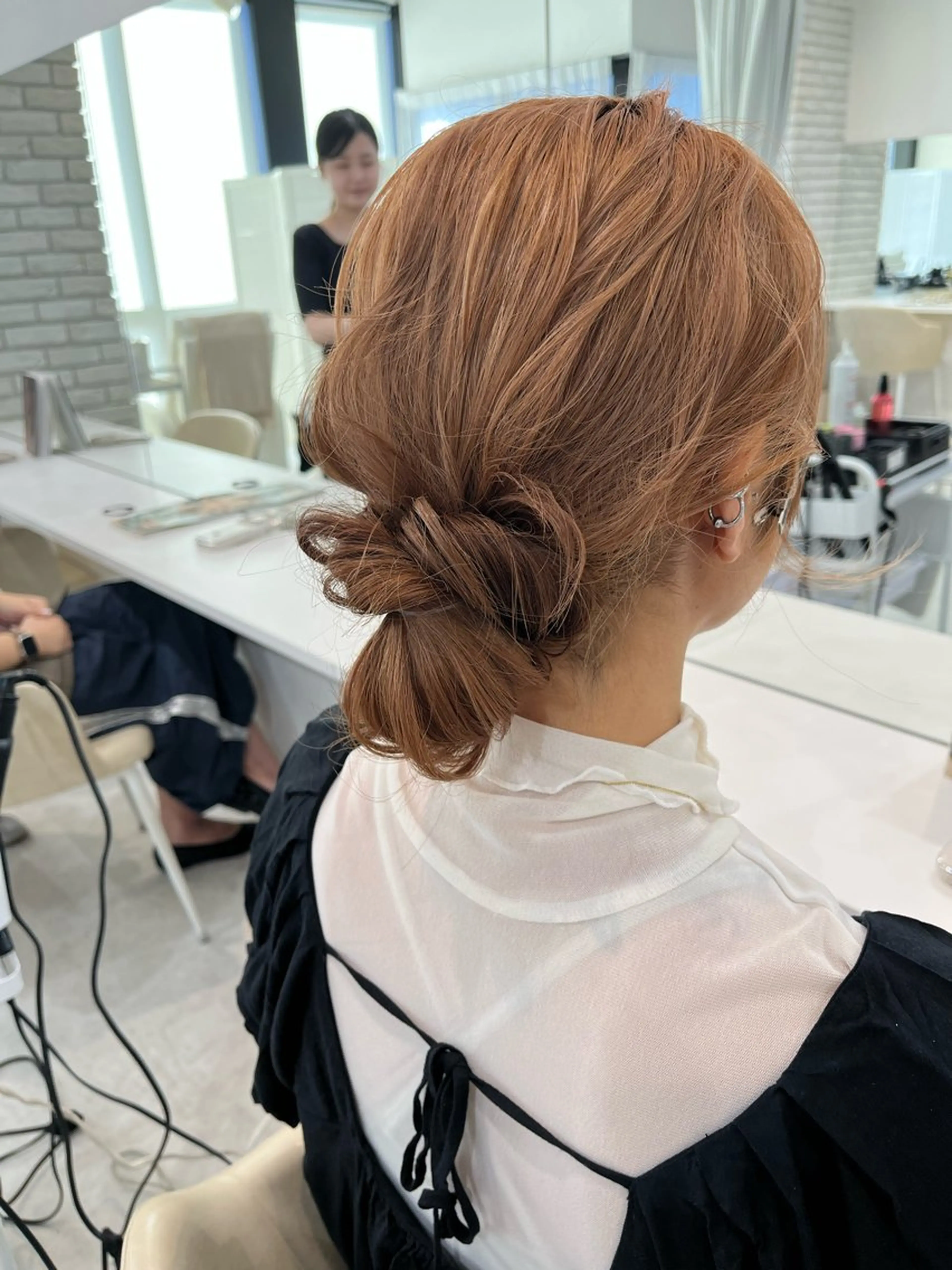 セミロング 大城 美月のヘアスタイル
