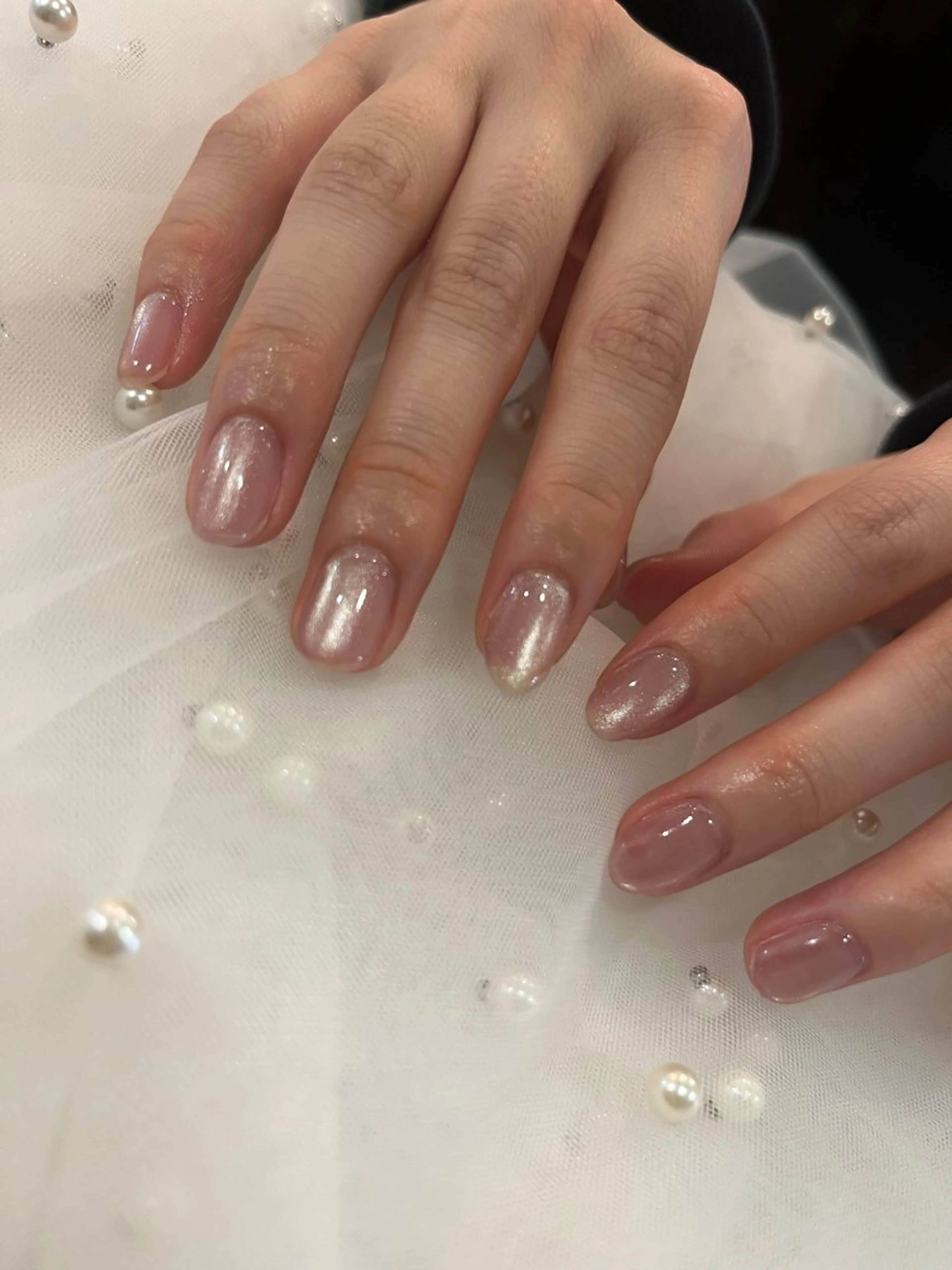 ミディアム NAIL SALON FLOR所属・キラキラネイル/ 韓国ネイルMAKIのネイルデザイン
