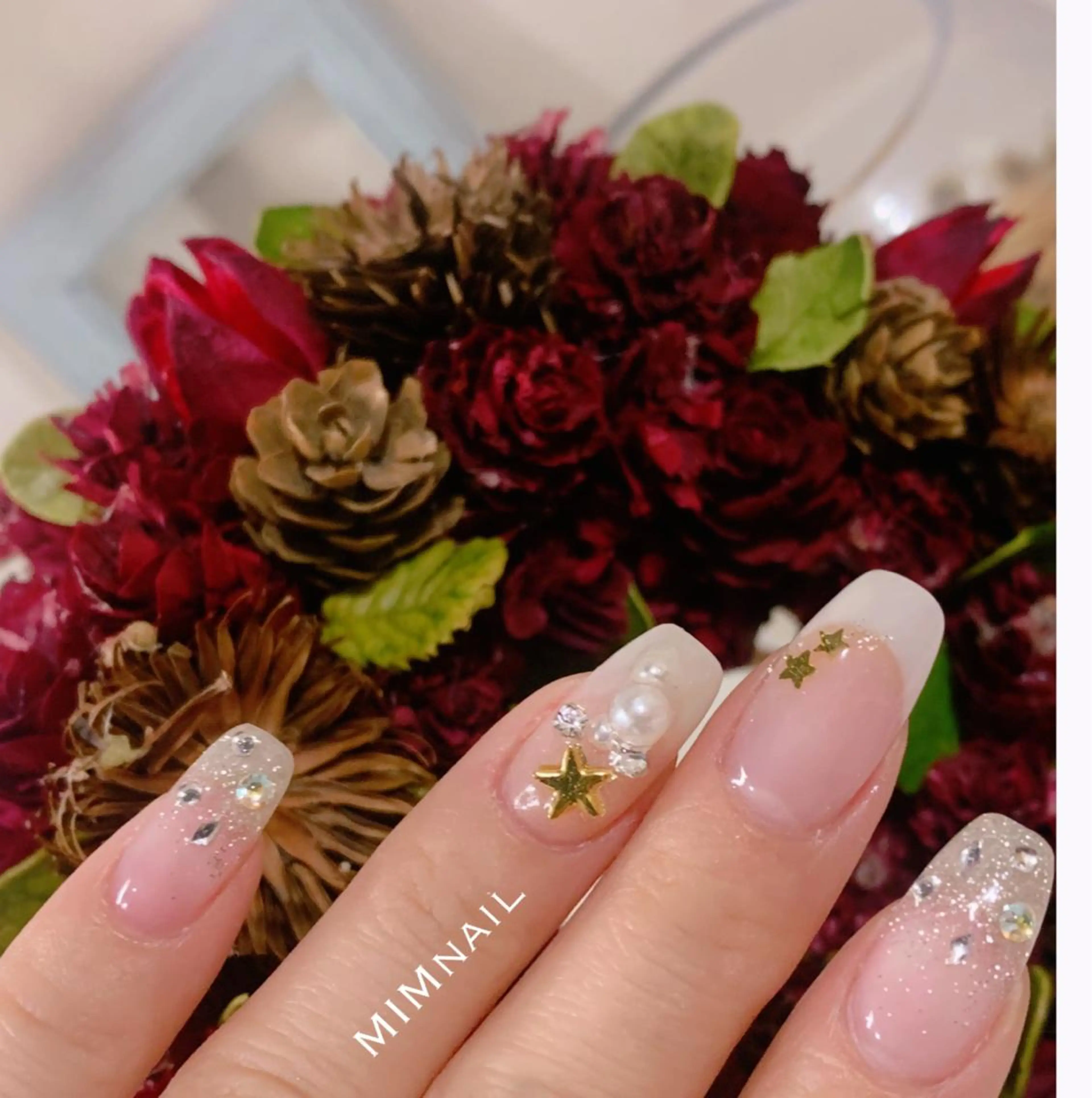 ネイル スカルプネイル *･*MIMnail *･゜ﾟ･*:･*のネイルデザイン