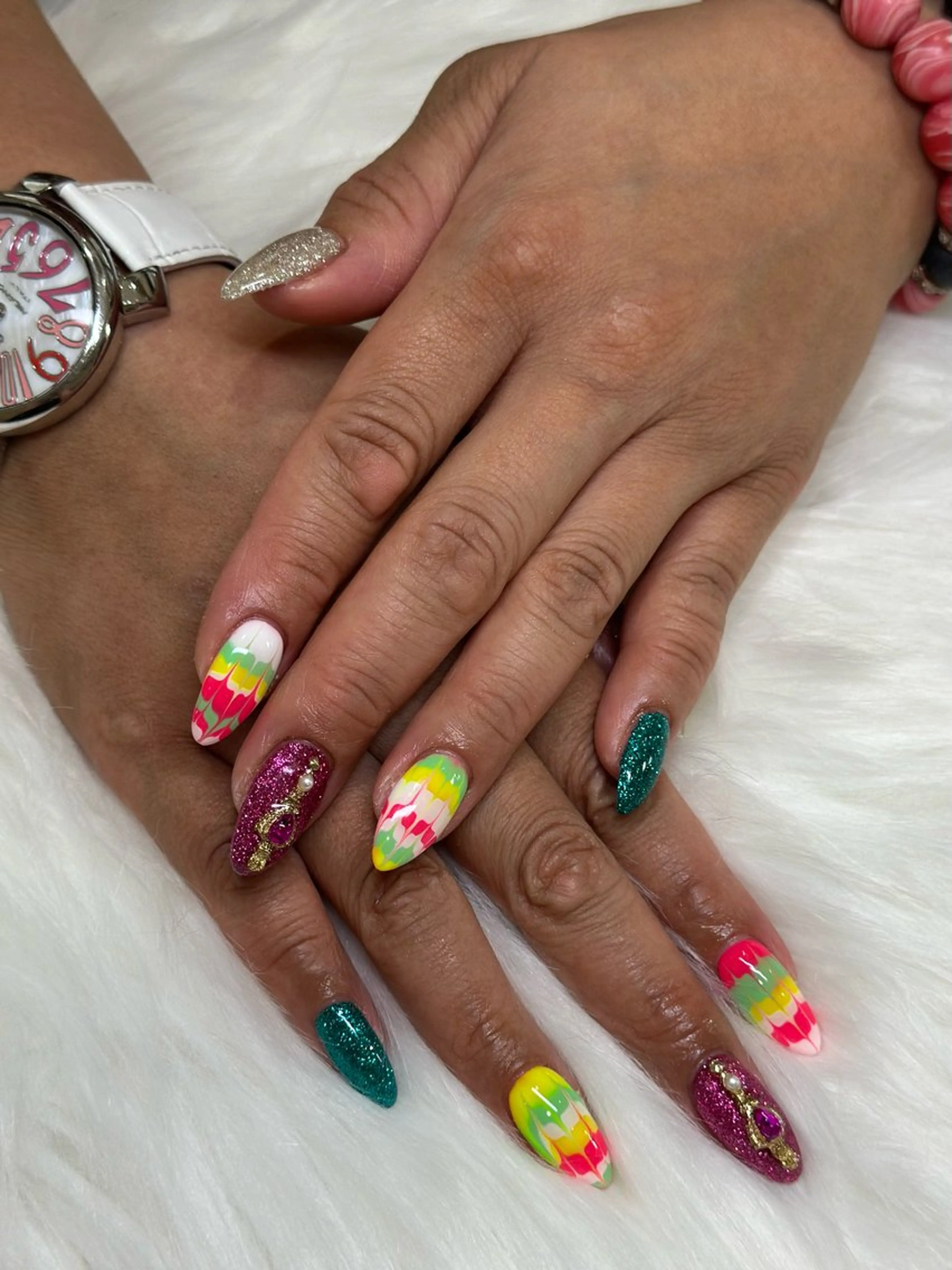 ネイル ハンドネイル 松永 稚奈のネイルデザイン