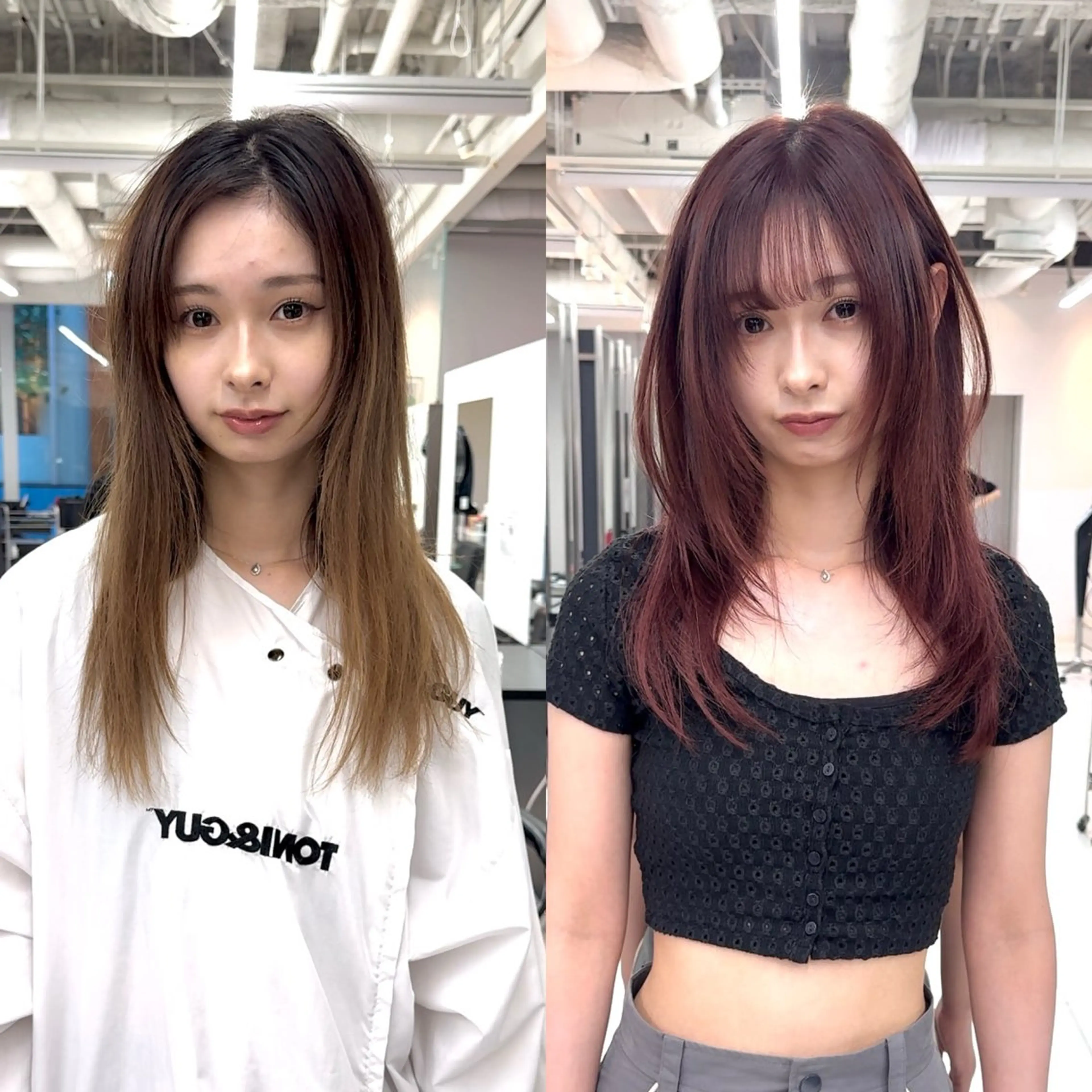 ロング ミディアムレイヤー/ ロングレイヤー堀匠吾のヘアスタイル
