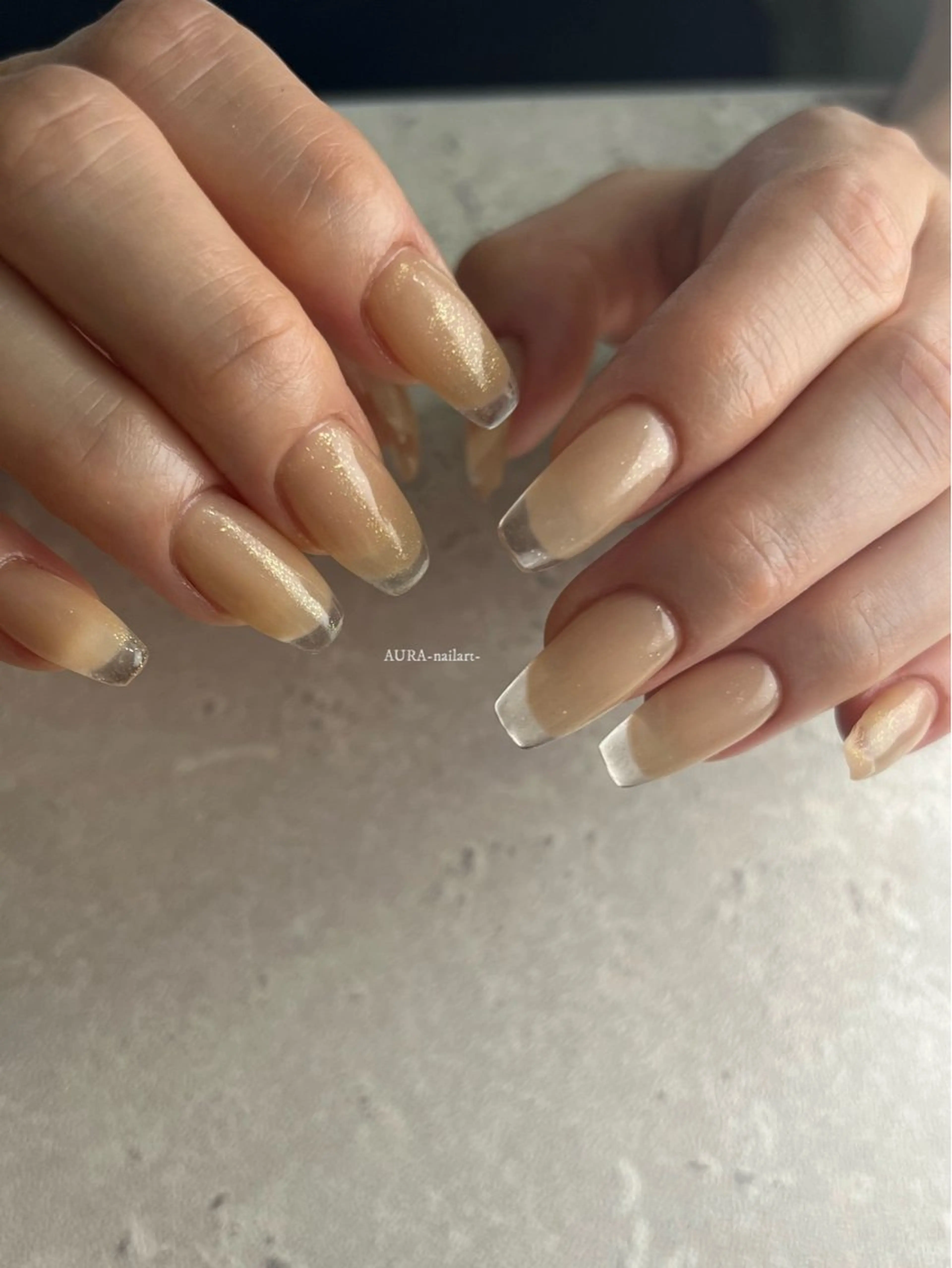 ネイル ハンドネイル AURA nailartのネイルデザイン