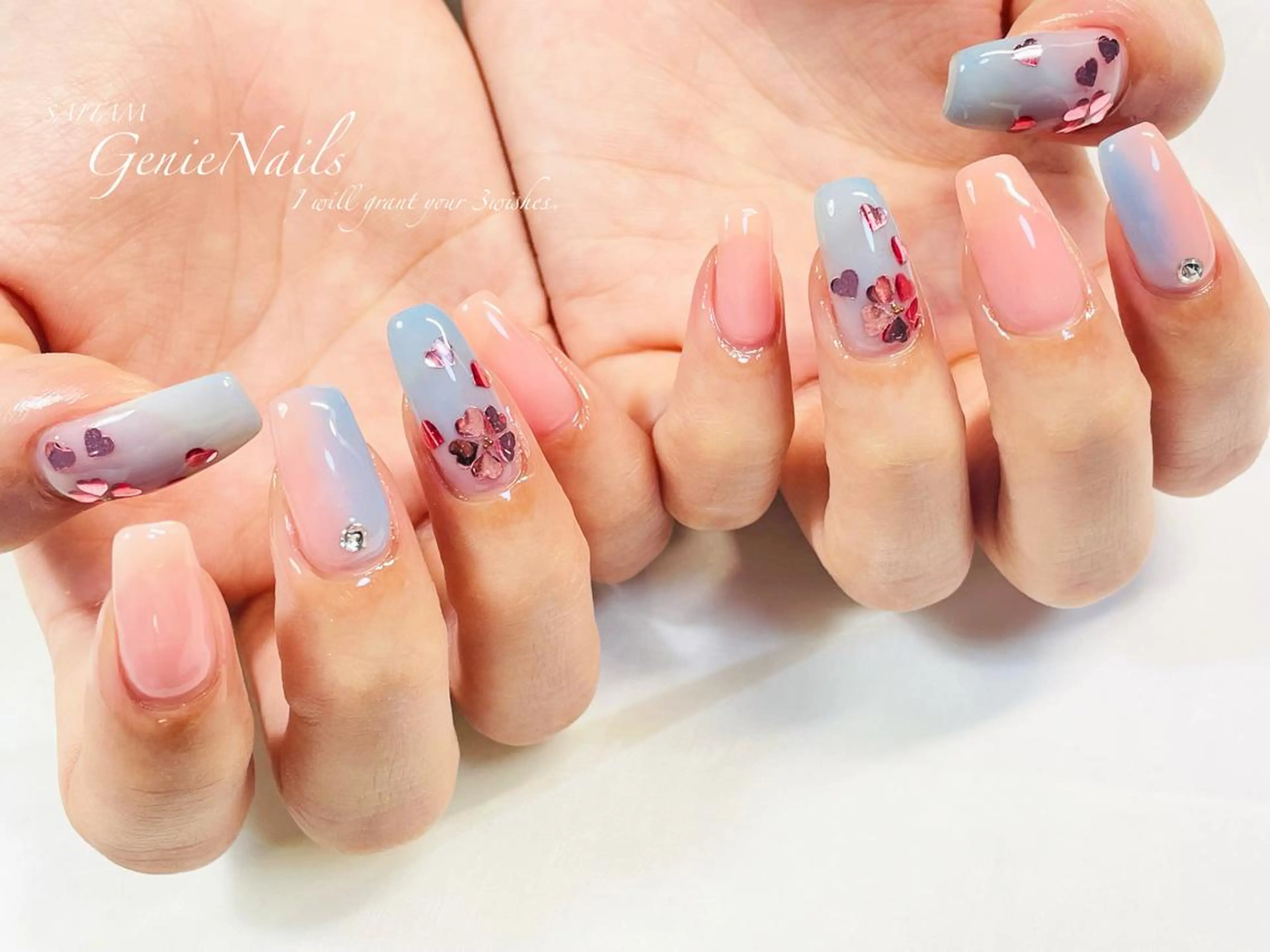 メンズ ネイル アートネイル フットネイル メンズネイル 持ち込み 冬ネイル Genie Nailsのネイルデザイン