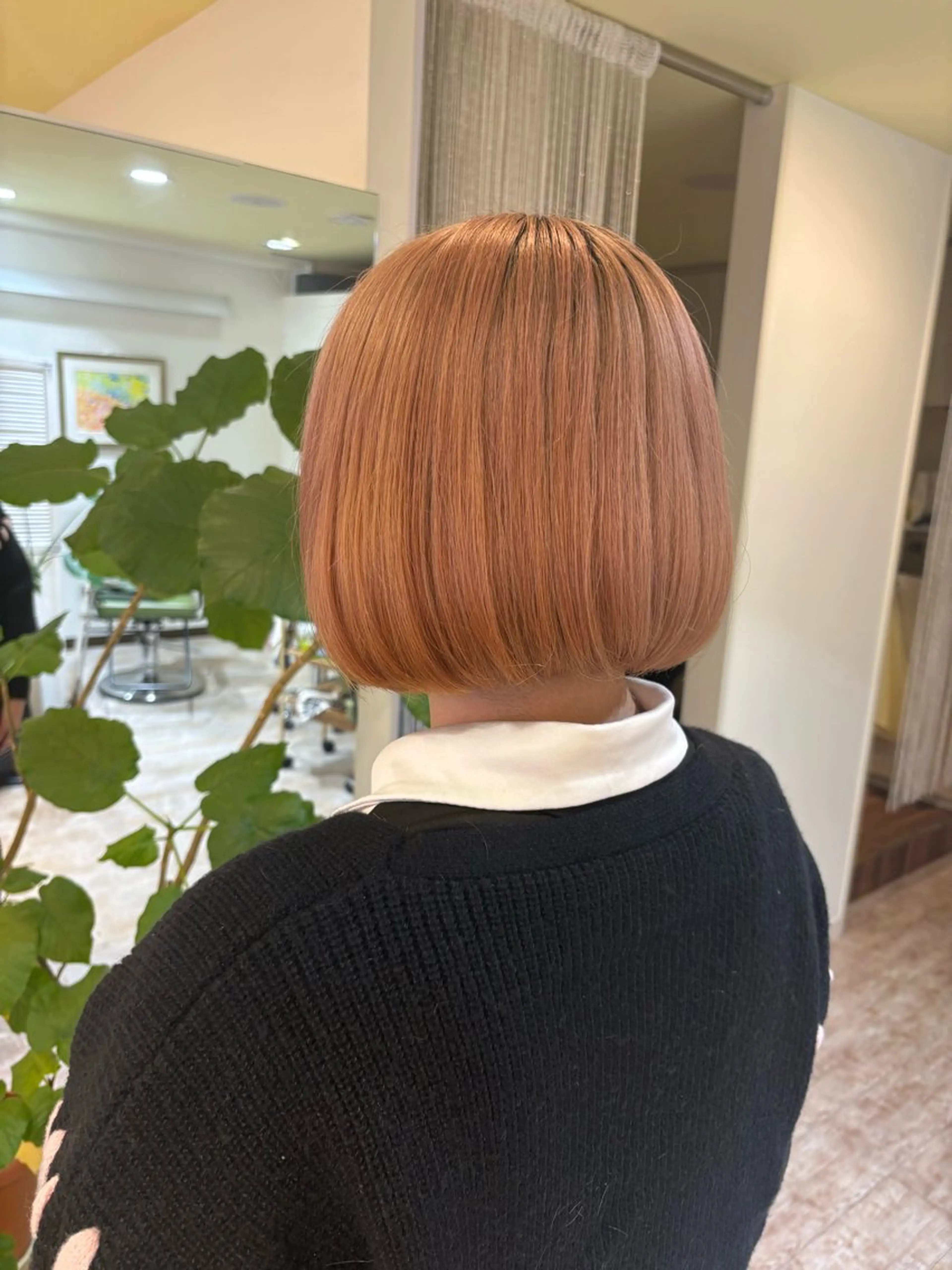 ショート ボブ カット ヘアセット LOKAHI所属・かわいい顔まわり/髪 質改善カラー/小池祐のヘアスタイル