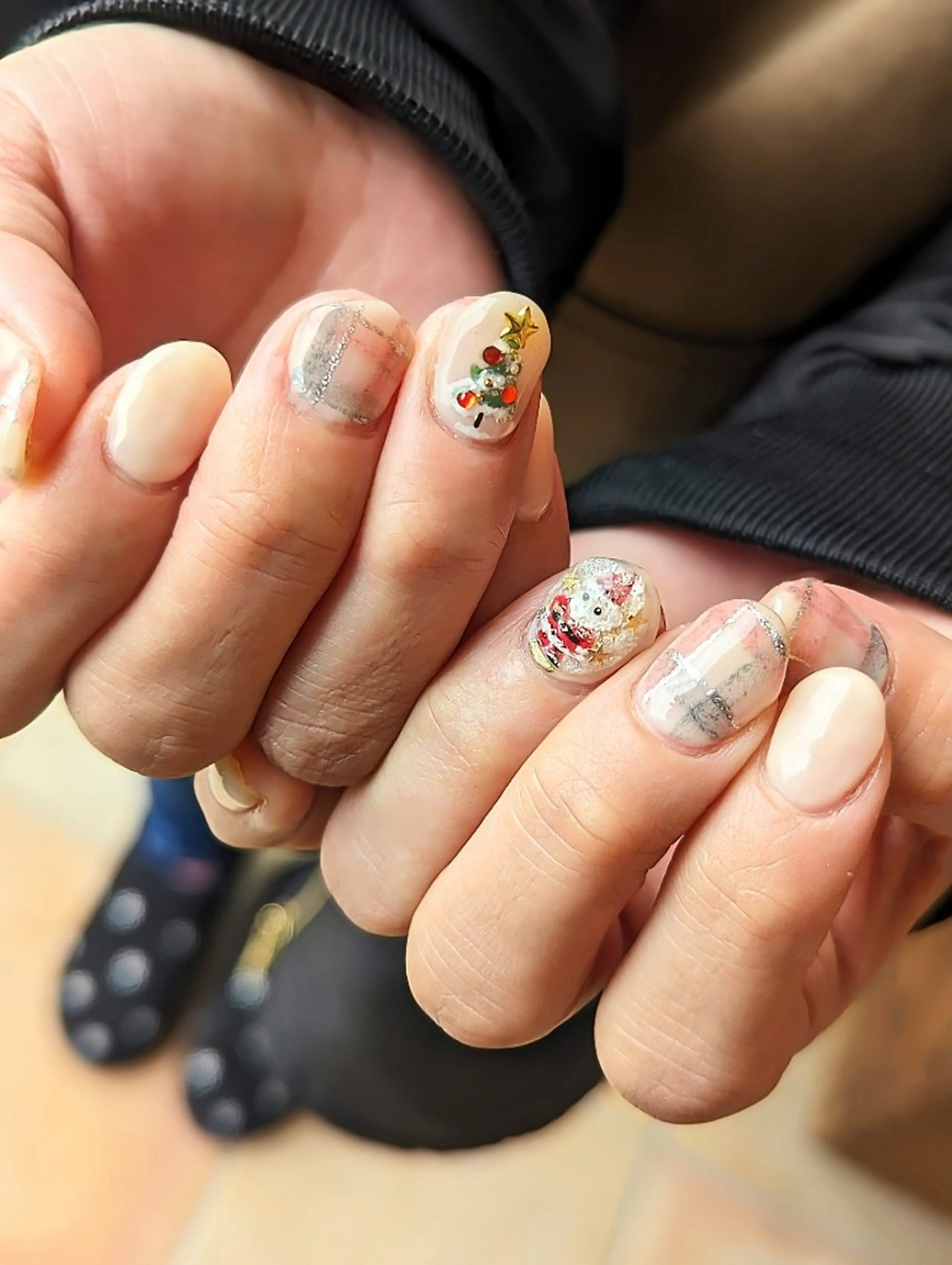 ネイル 冬ネイル クリスマス ハンドネイル aycnail 　Ayakaのネイルデザイン