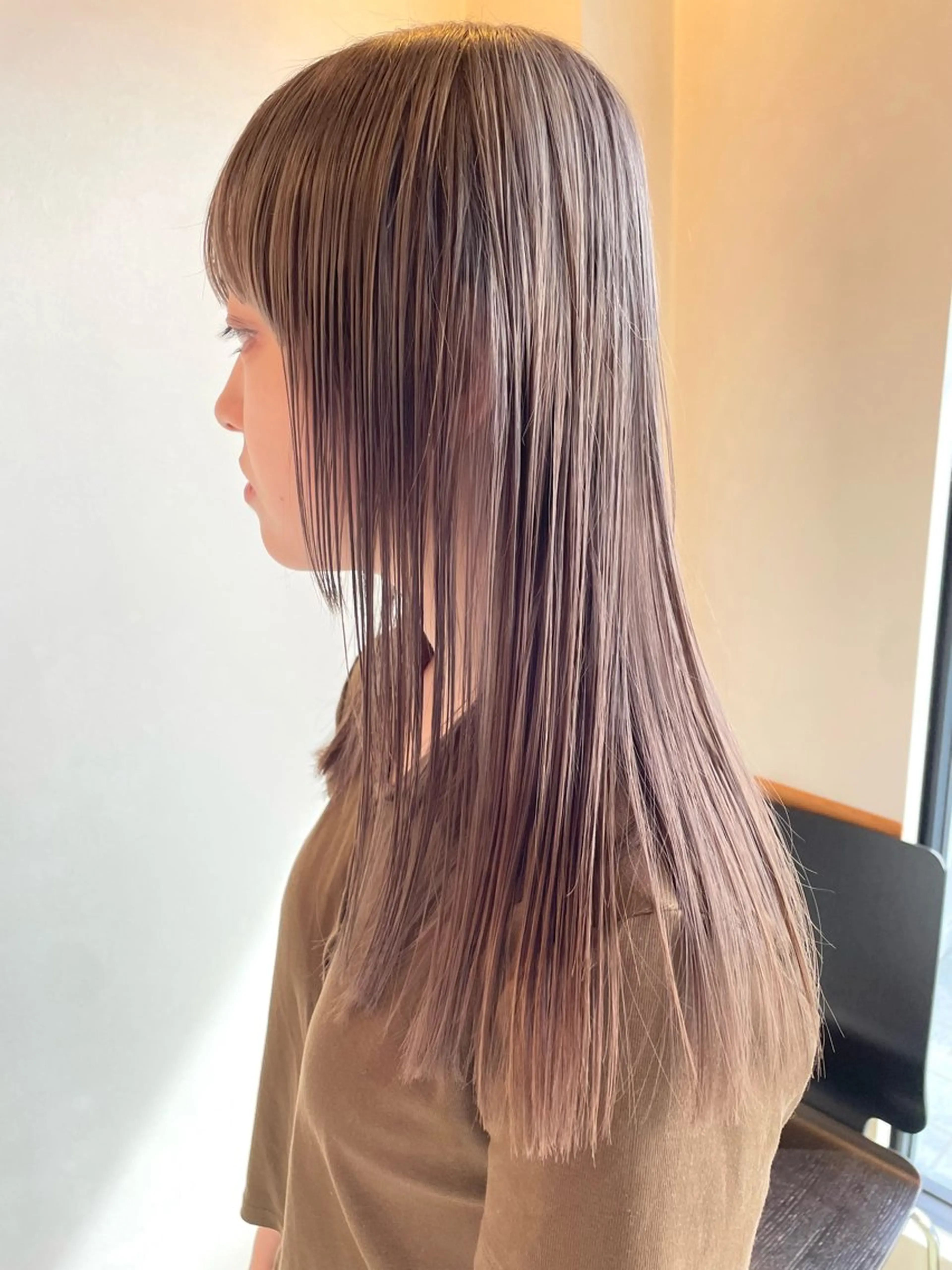 人気no.1✨似合わせカット+アディクシー艶カラー+3stepトリートメント✨　¥9000の写真