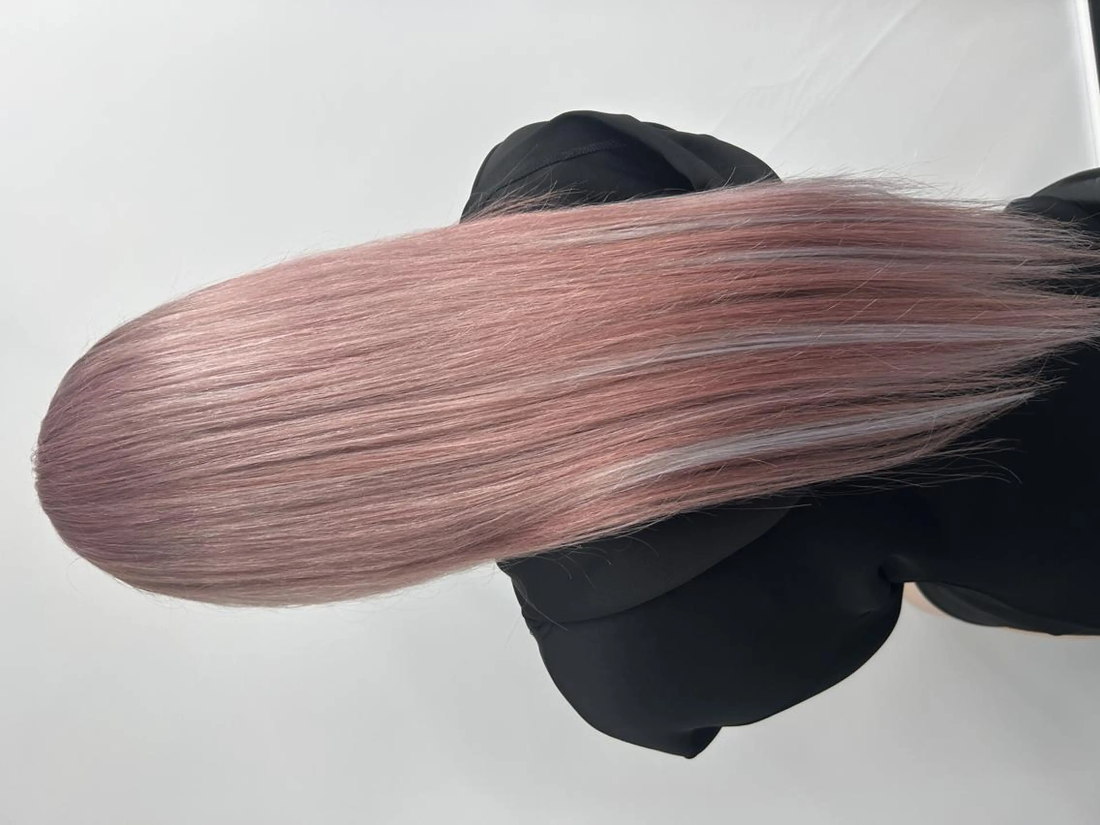 ロング カラー シールエクステ バレイヤージュ ハイライトカラー ハイトーンカラー エクステ ヘアカラー エクステ alpha. カラーエクステ下妻のヘアスタイル