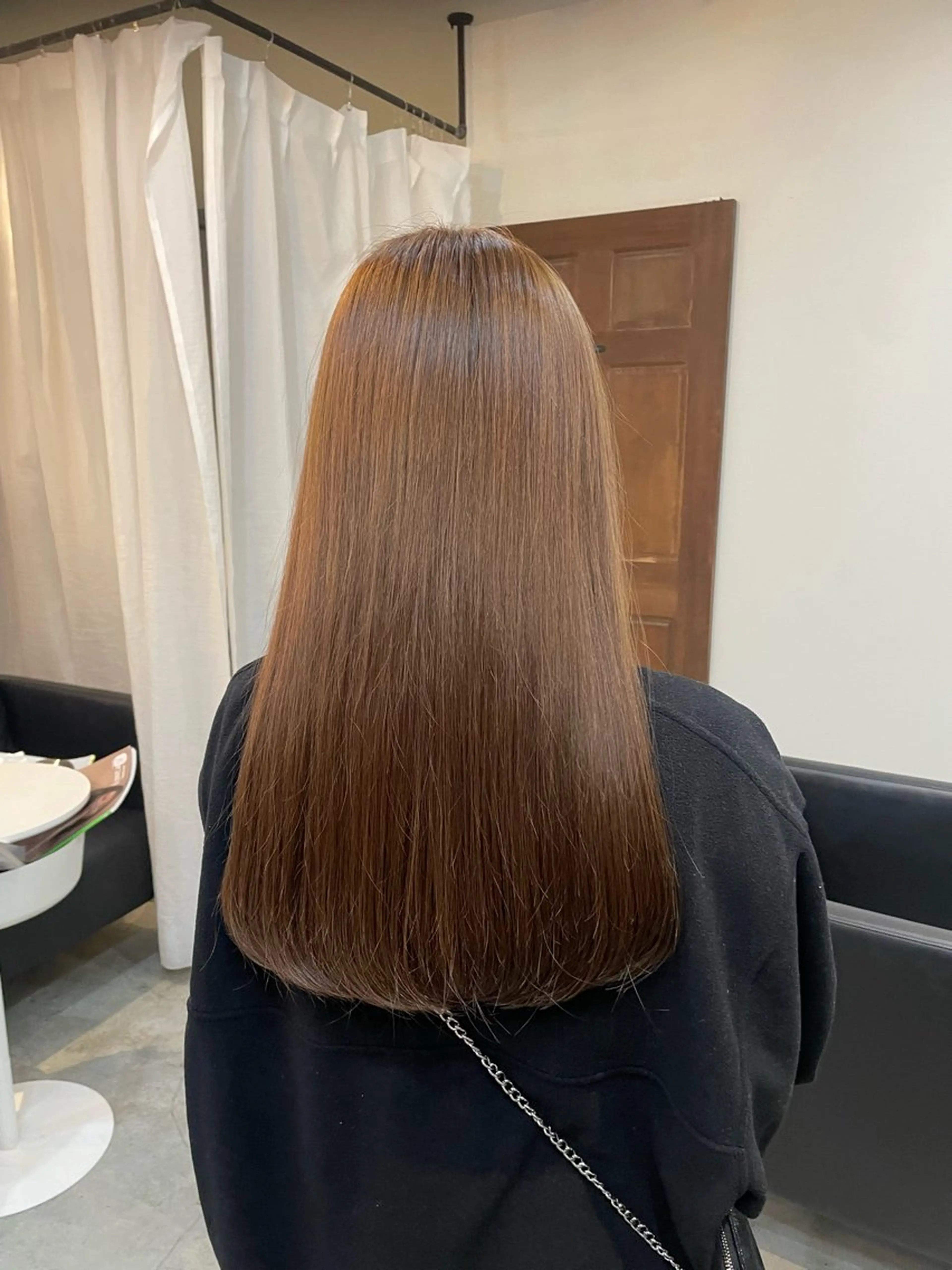 セミロング 顔周りカット 🎀サヤカ🎀のヘアスタイル