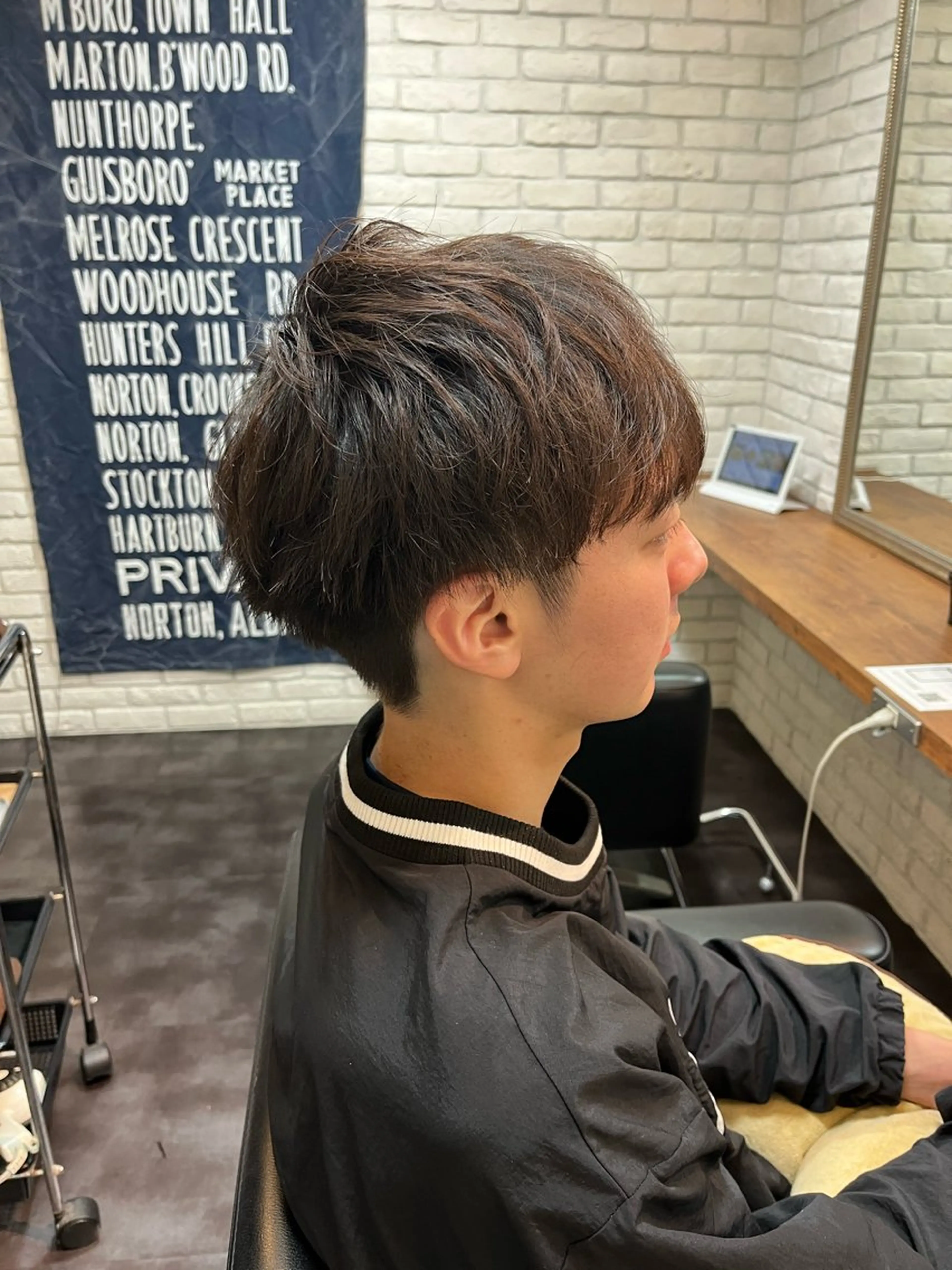 メンズ カット メンズパーマ・ 外川生純美ೀ🌝のヘアスタイル