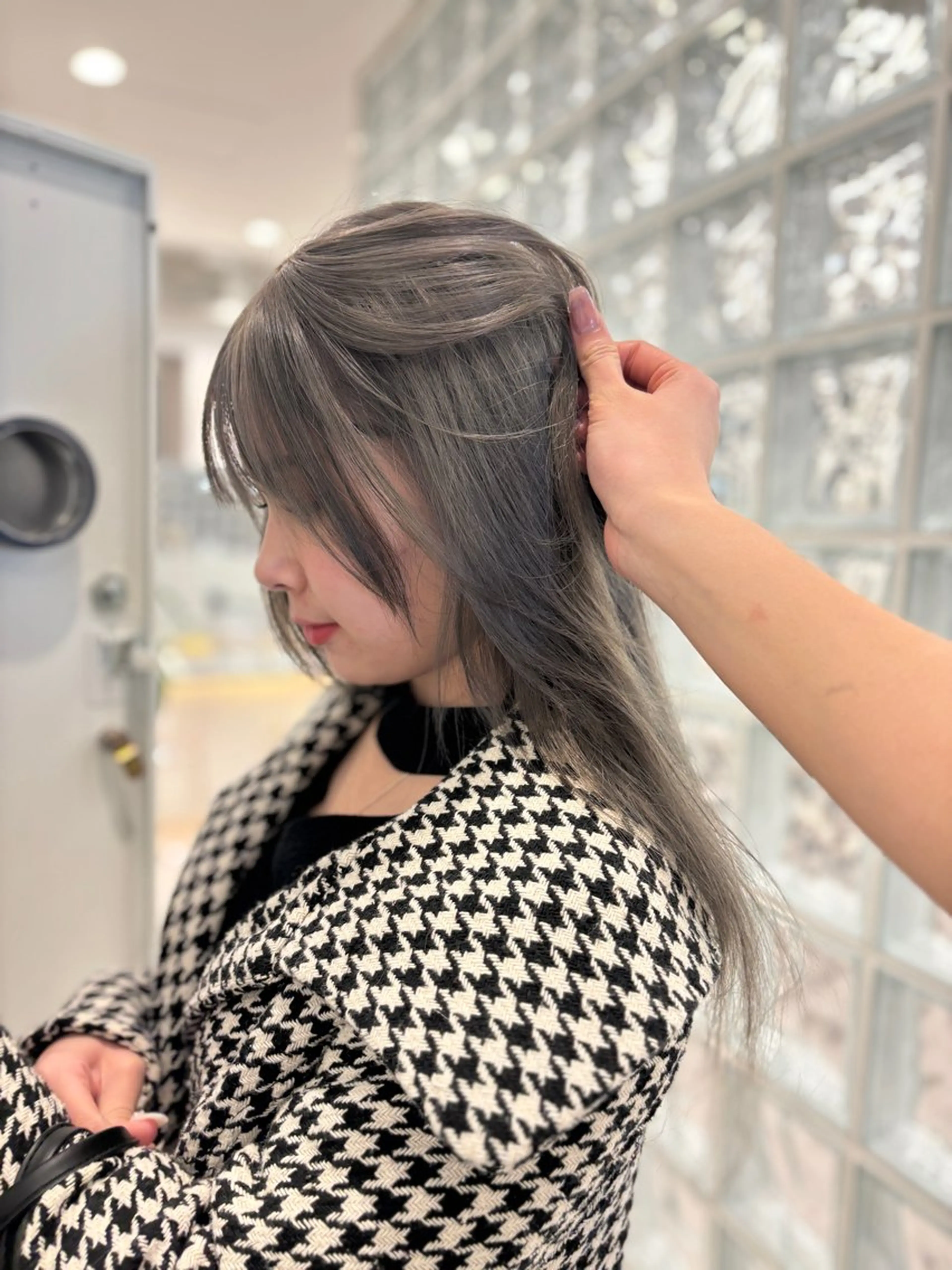 ロング カラー グレージュ soigné所属・カットモデル募集 /RIO🩰のヘアスタイル