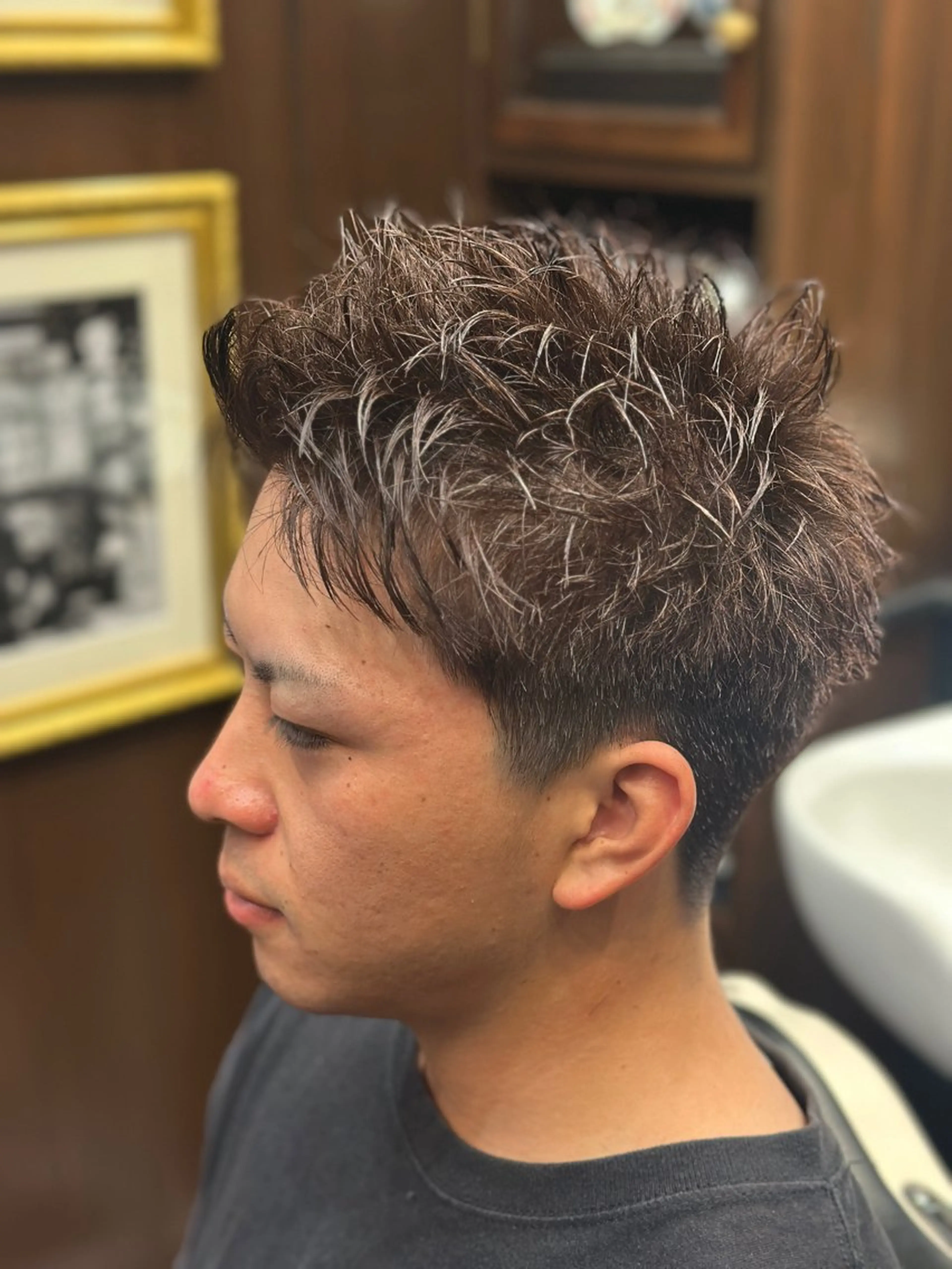 ショート HIRO GINZA 福岡店所属・福満 拓のヘアスタイル