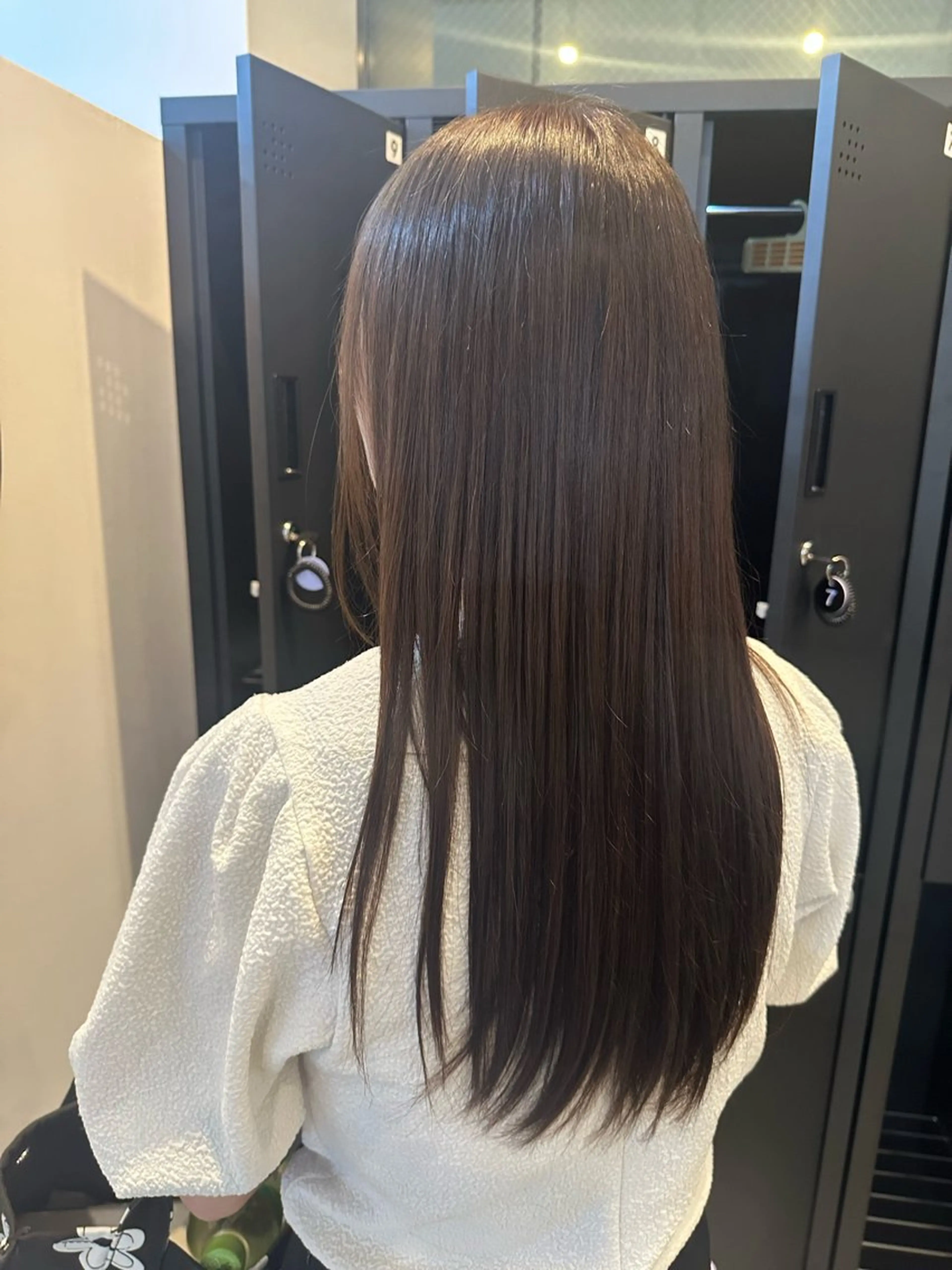 セミロング アッシュ アッシュブラウン Eto Misaのヘアスタイル