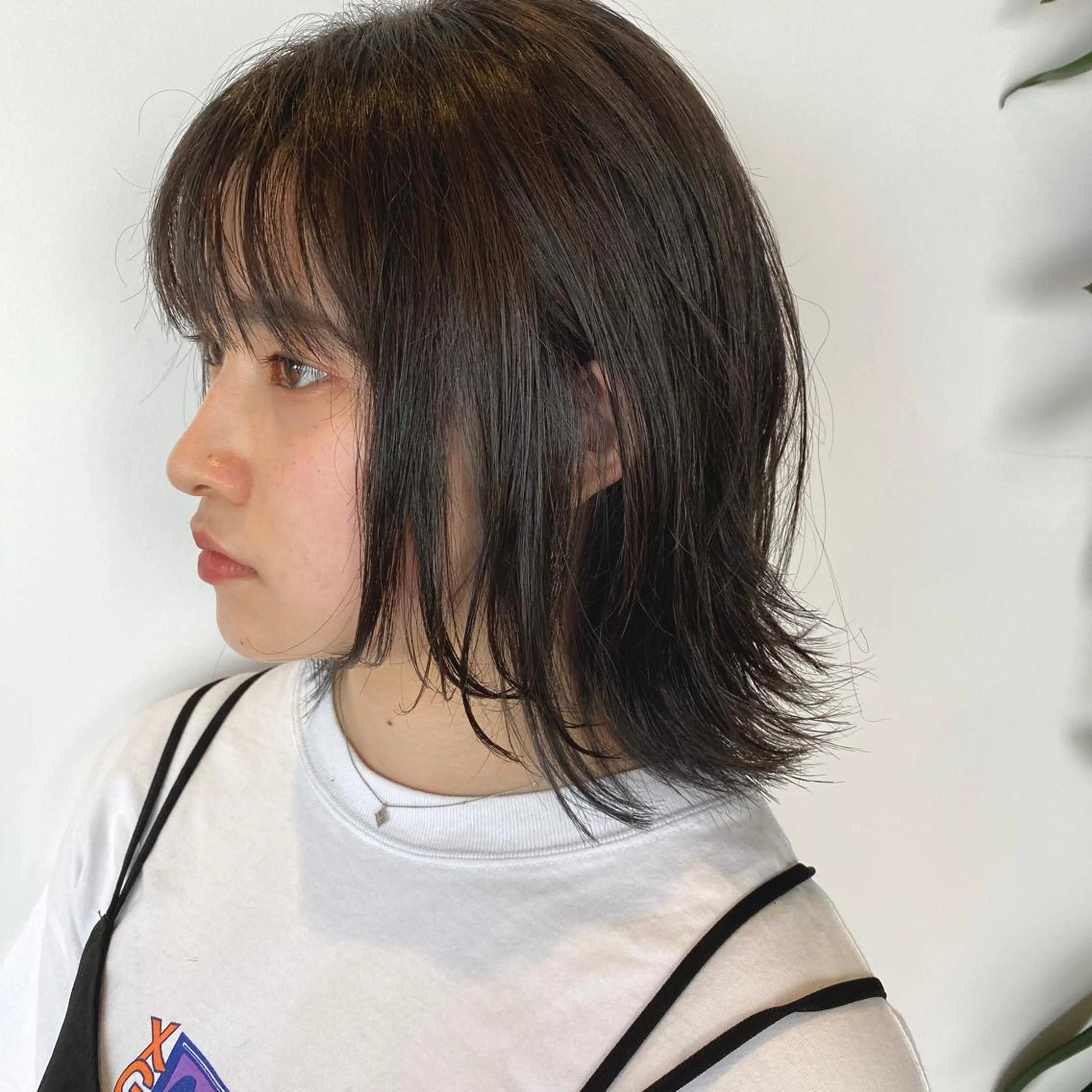 ミディアム ボブ レイヤーカット ウルフカット ウルフボブ 高橋 舟太郎のヘアスタイル