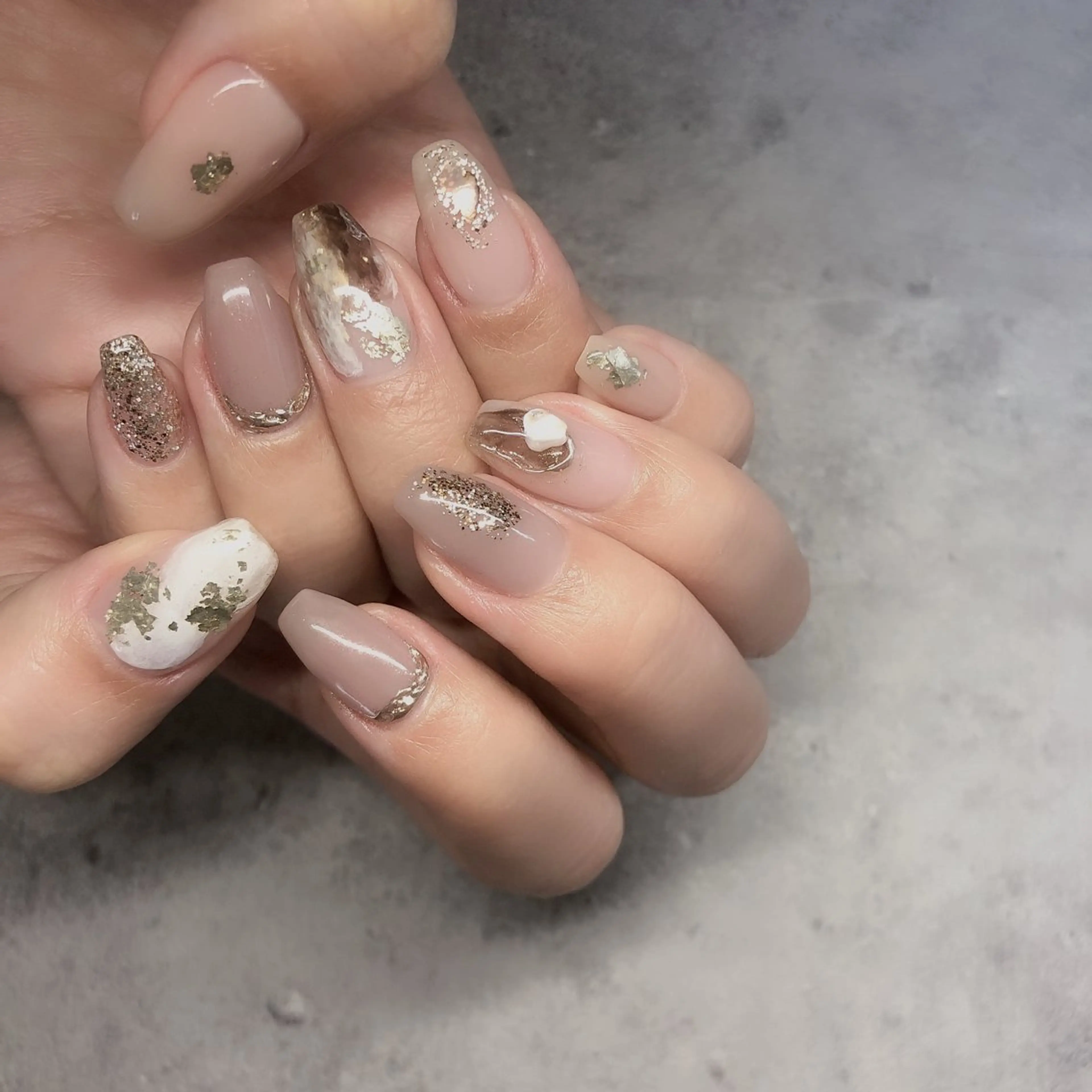 ネイル ニュアンスネイル nailsalon mionのネイルデザイン