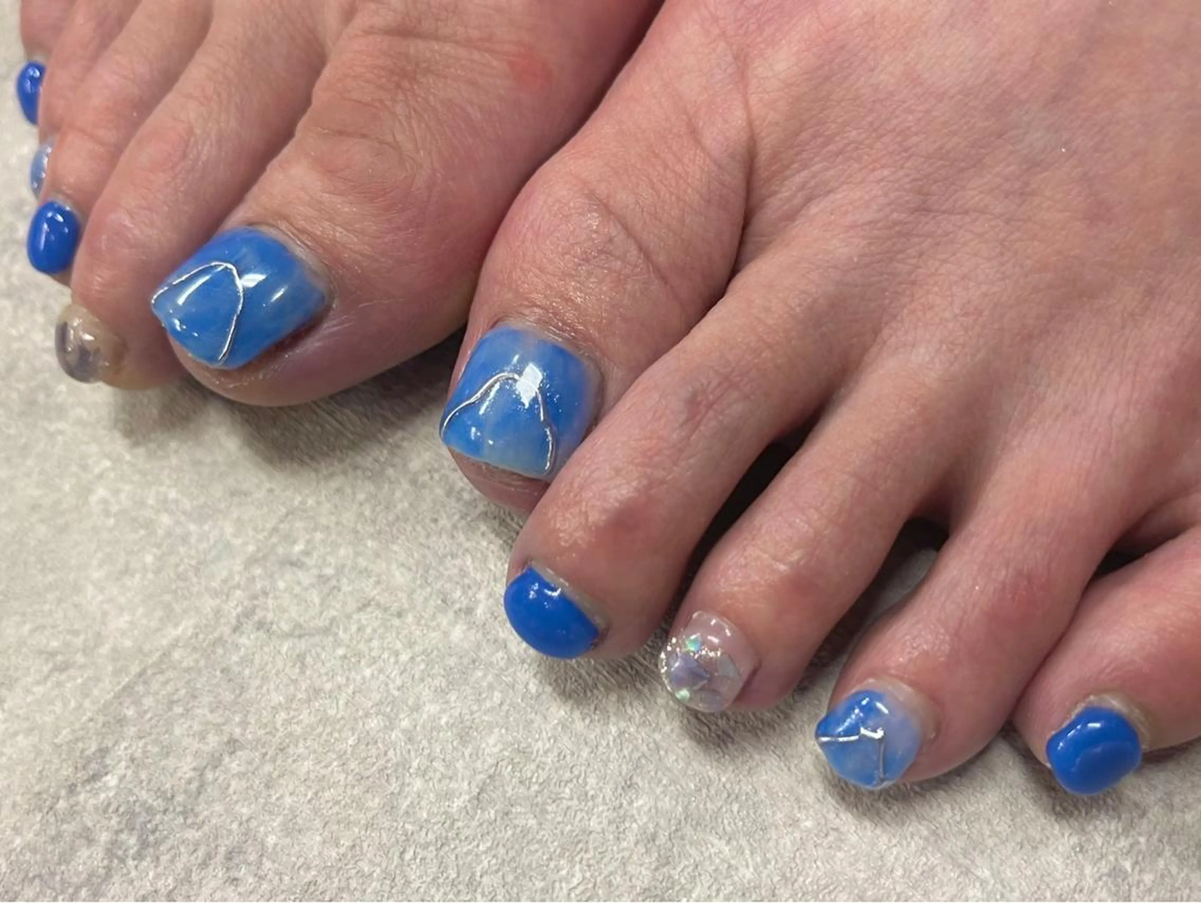 ネイル アートネイル フットネイル フレンチネイル ジェルネイル ガラスフレンチ ハンドネイル ハンドケア FASTNAIL PLUS 新宿店のネイルデザイン