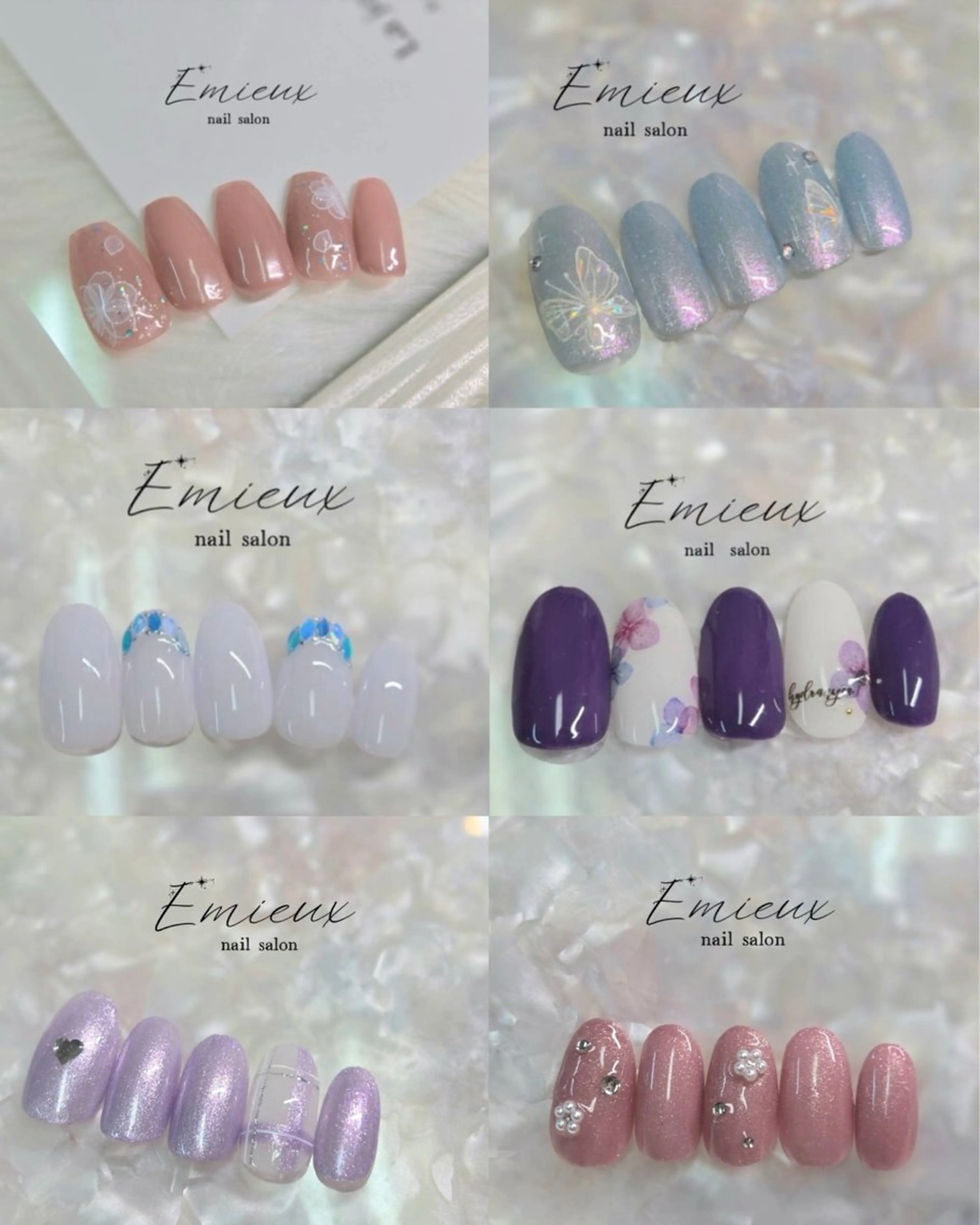 ネイル シンプルネイル Emieux Juriaのネイルデザイン